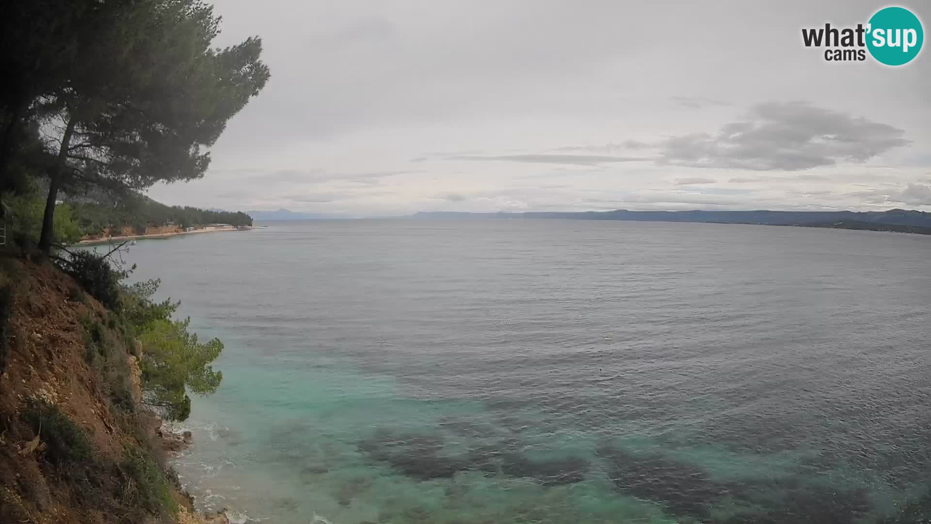 Webcam plage Potočine Bol – Vue en direct sur Borak Beach, île de Brač