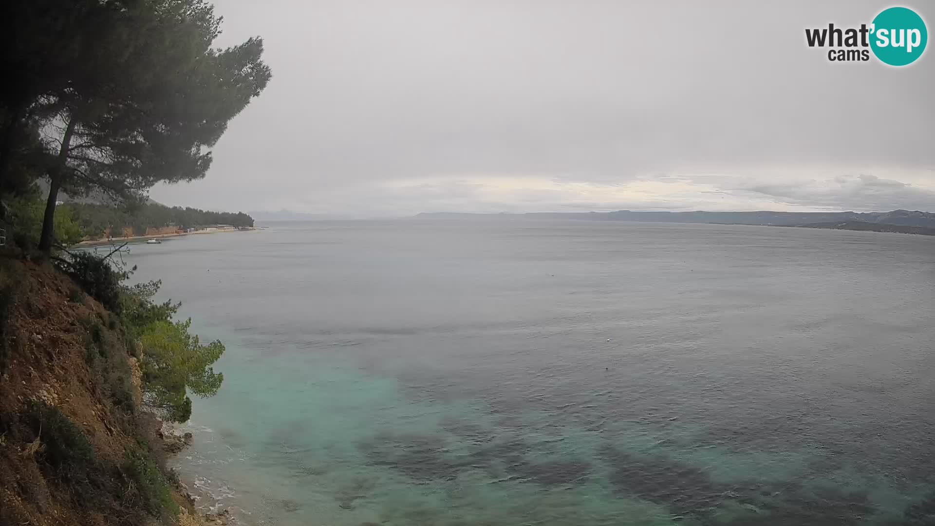 Web kamera Potočine Bol – Pogled uživo na plažu Borak, otok Brač
