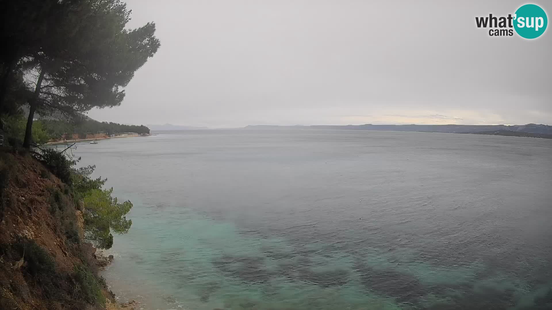 Webcam Potočine Beach Bol – Live View of Borak Beach, Brač Island