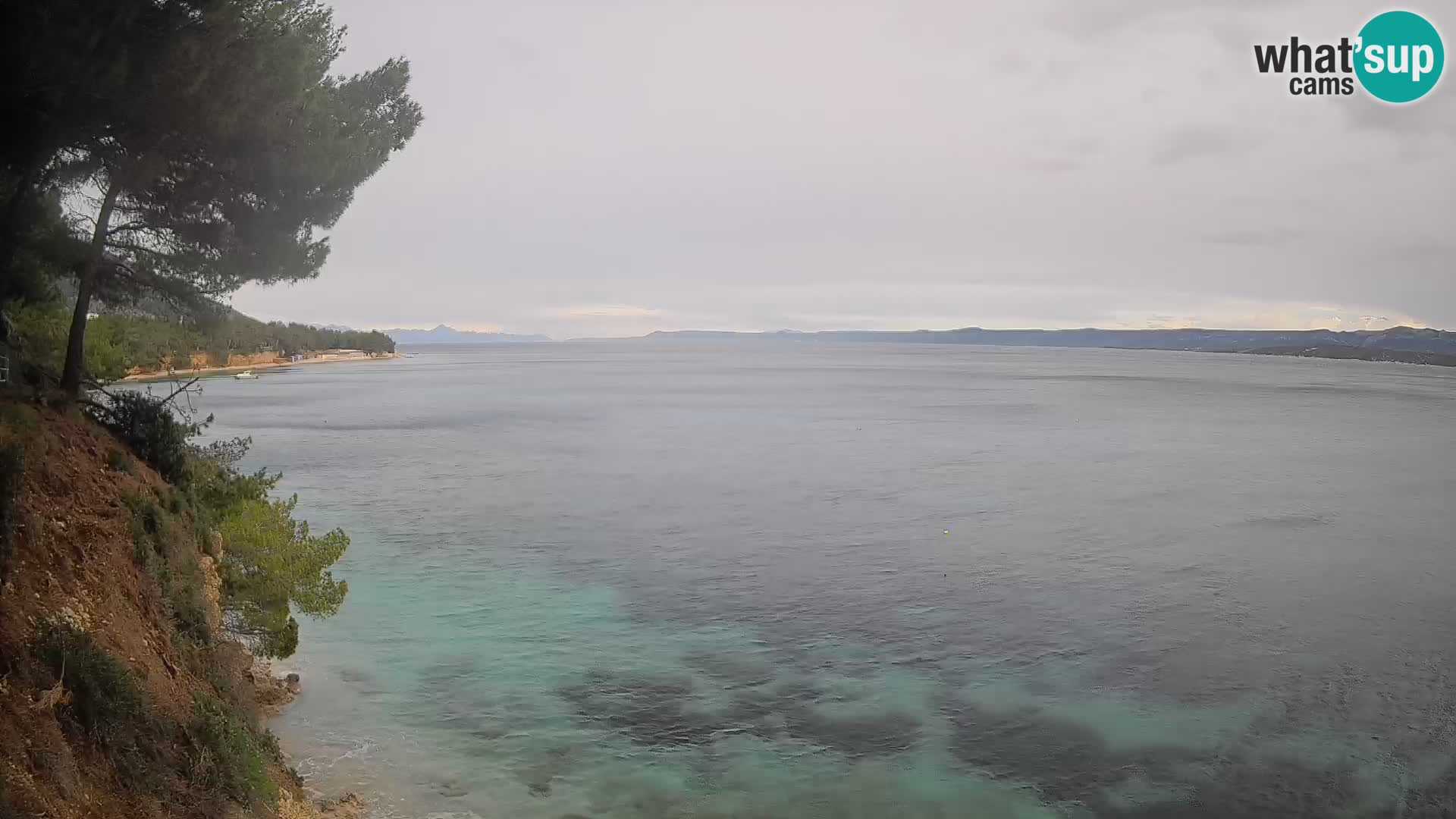 Webcam Strand Potočine Bol – Liveblick auf Borak Beach, Insel Brač