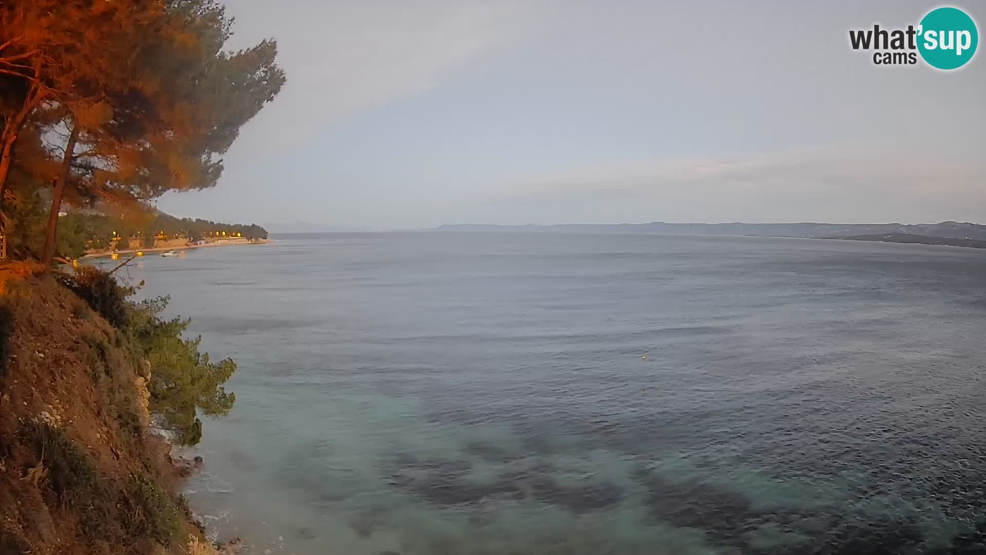 Webcam Strand Potočine Bol – Liveblick auf Borak Beach, Insel Brač