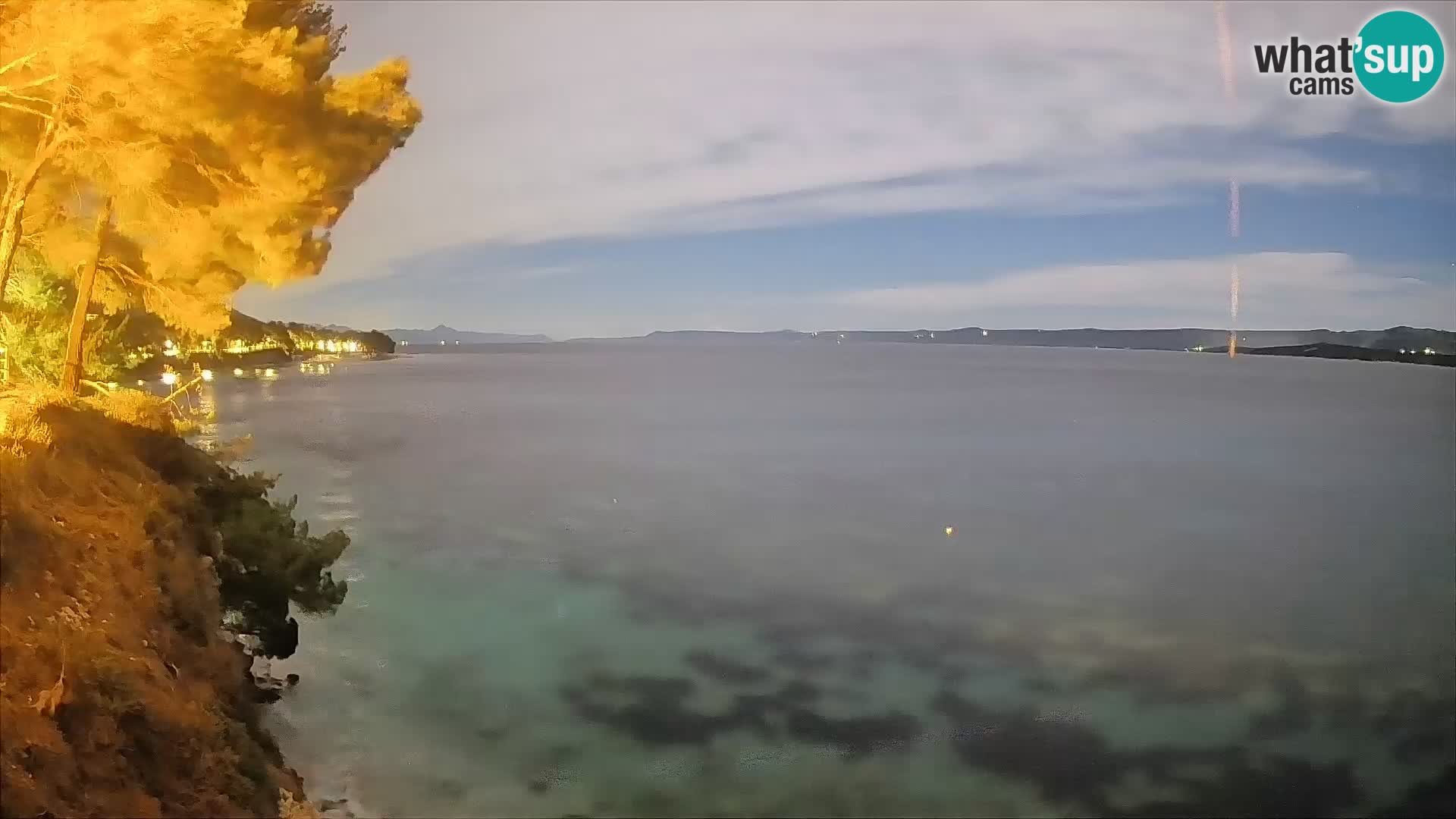 Webcam Potočine Beach Bol – Live View of Borak Beach, Brač Island
