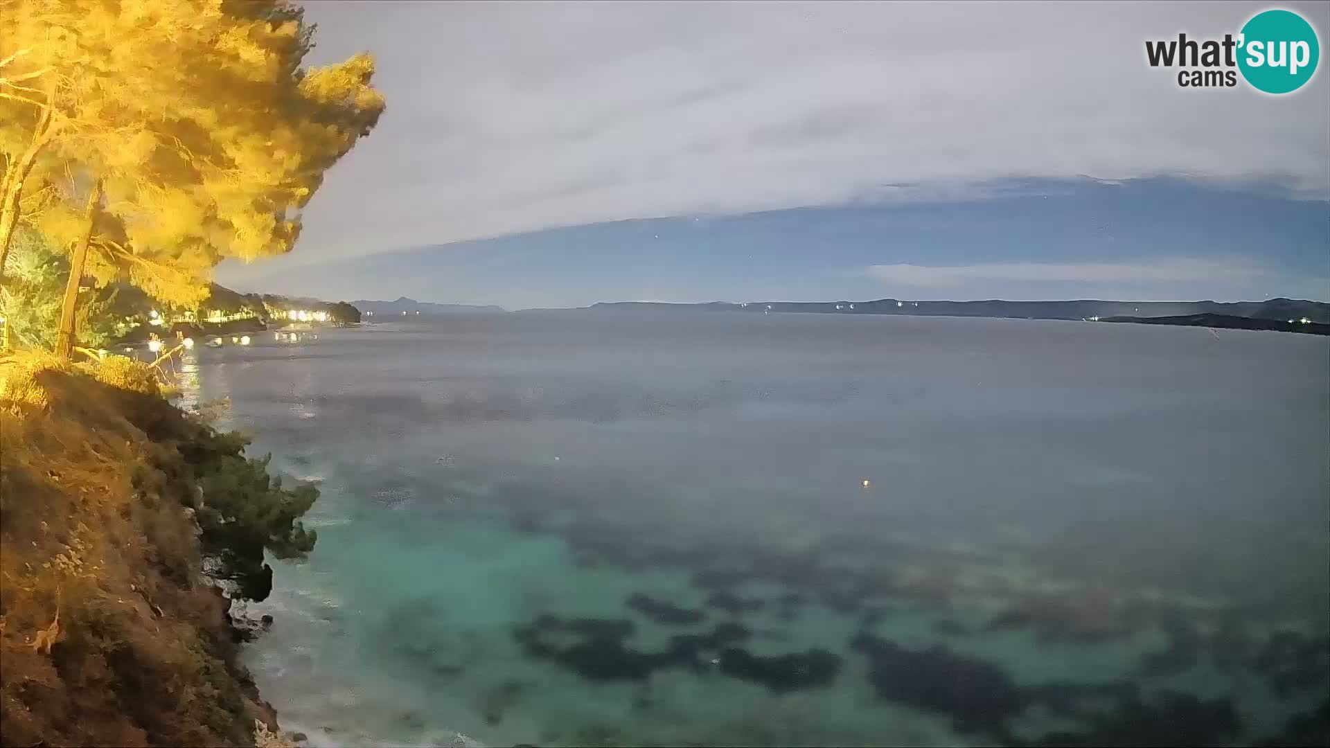 Web kamera Potočine Bol – Pogled uživo na plažu Borak, otok Brač