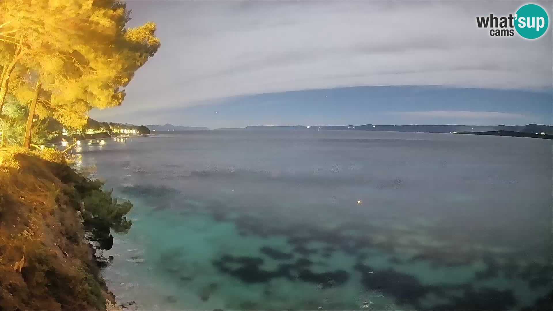 Webcam Playa Potočine Bol – Vista en vivo de Borak Beach, Isla de Brač