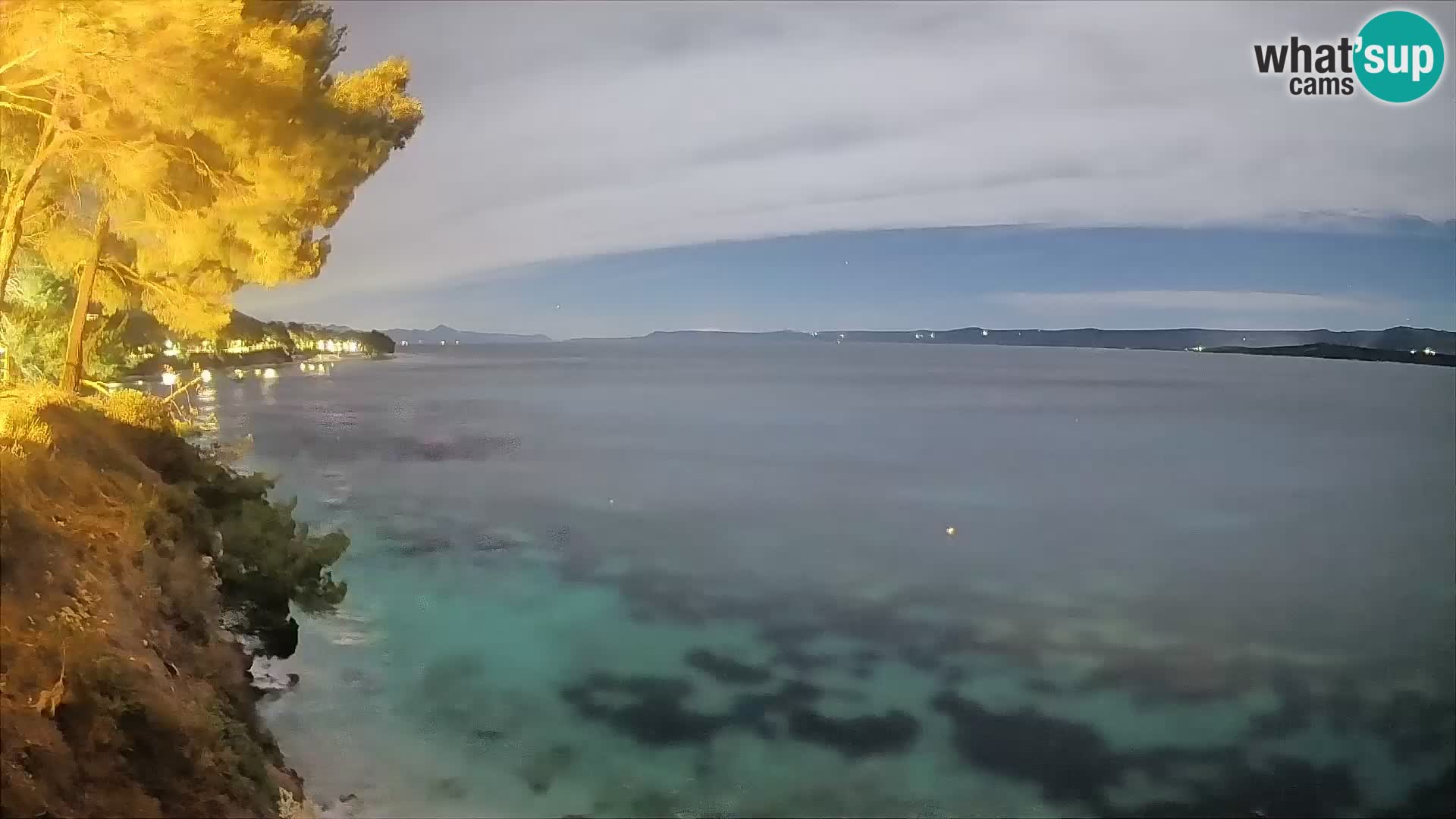 Webcam Playa Potočine Bol – Vista en vivo de Borak Beach, Isla de Brač
