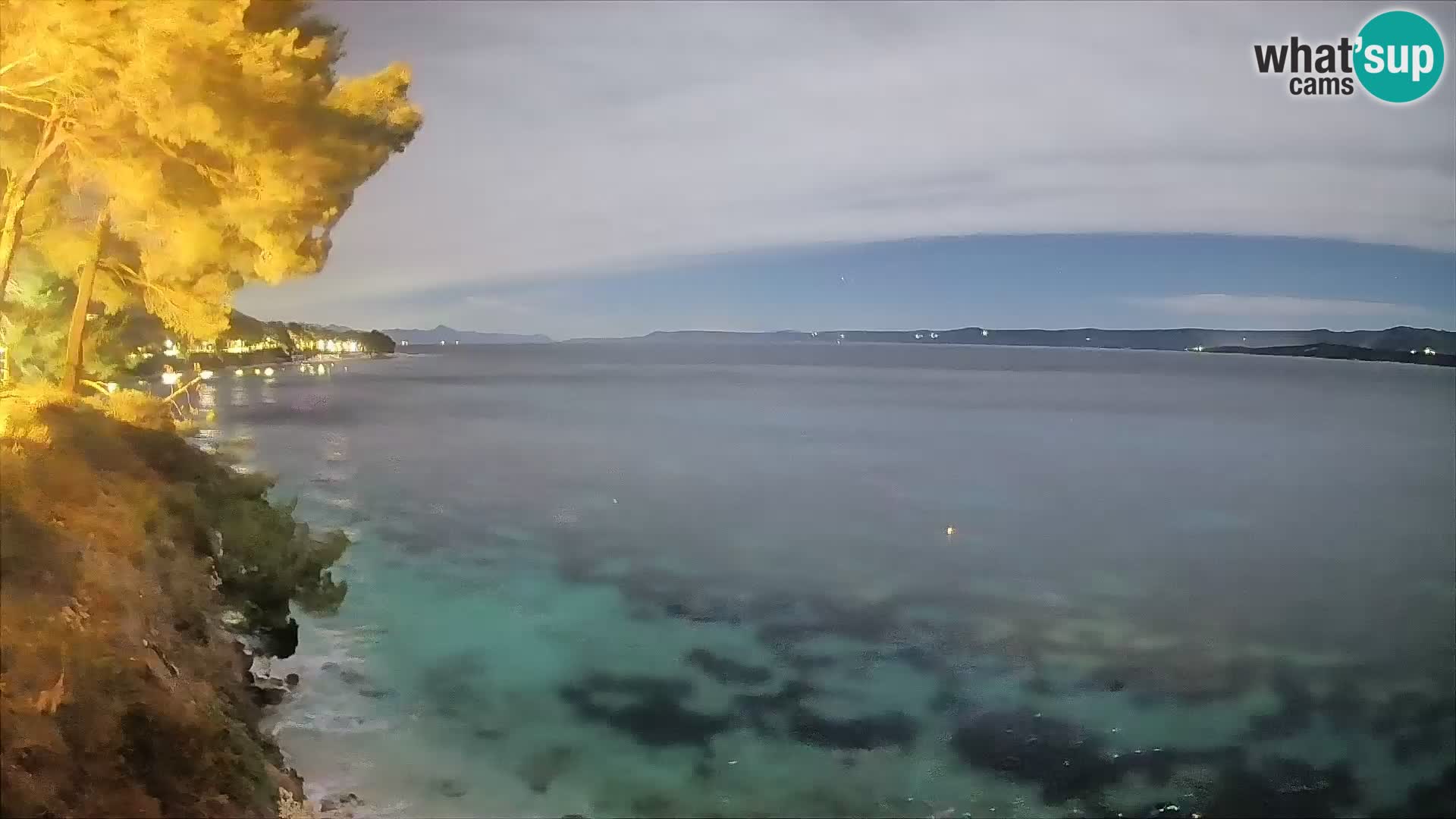 Webcam Strand Potočine Bol – Liveblick auf Borak Beach, Insel Brač