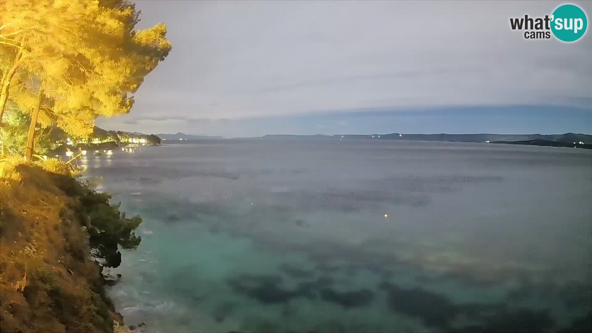 Webcam Potočine Beach Bol – Live View of Borak Beach, Brač Island