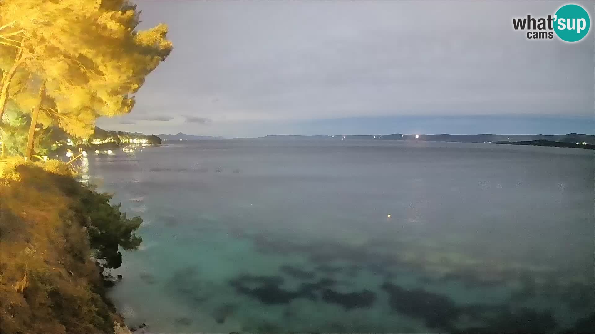 Webcam Playa Potočine Bol – Vista en vivo de Borak Beach, Isla de Brač