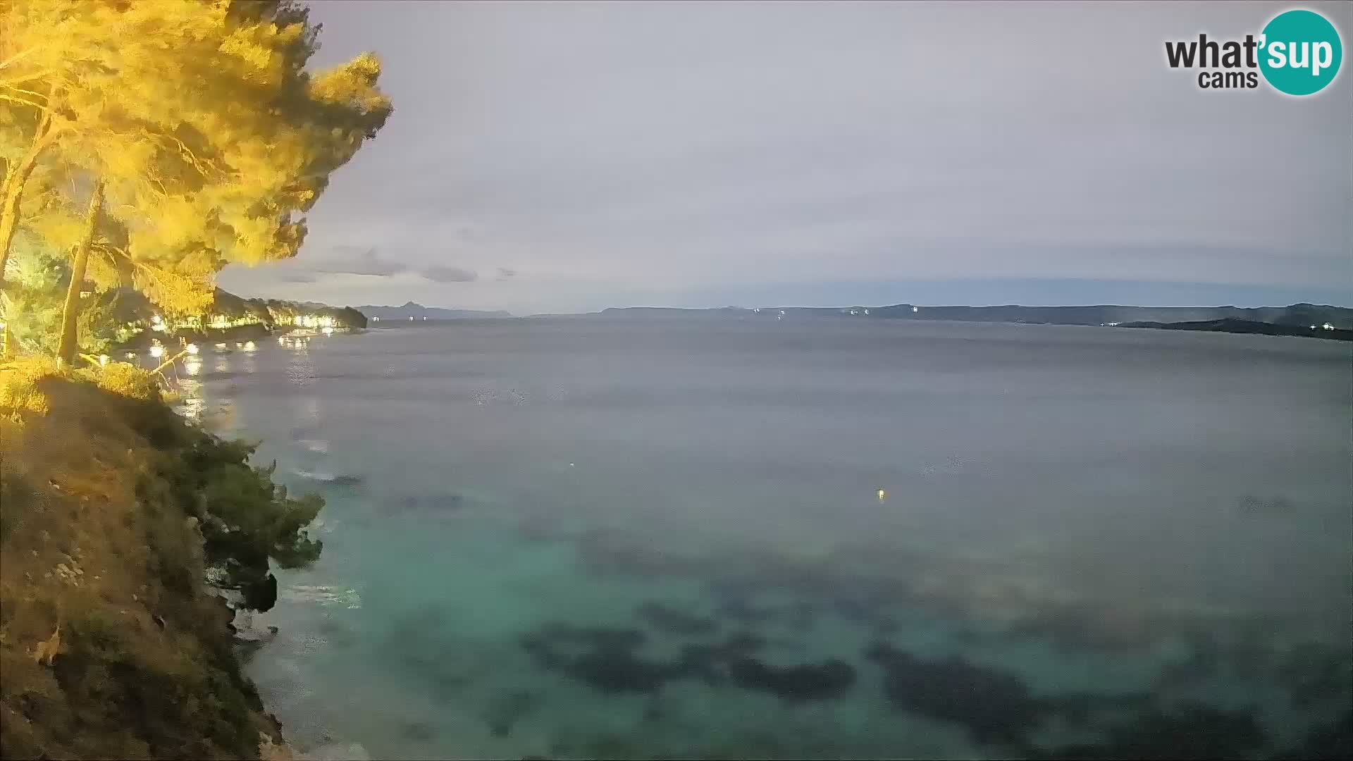 Webcam plage Potočine Bol – Vue en direct sur Borak Beach, île de Brač