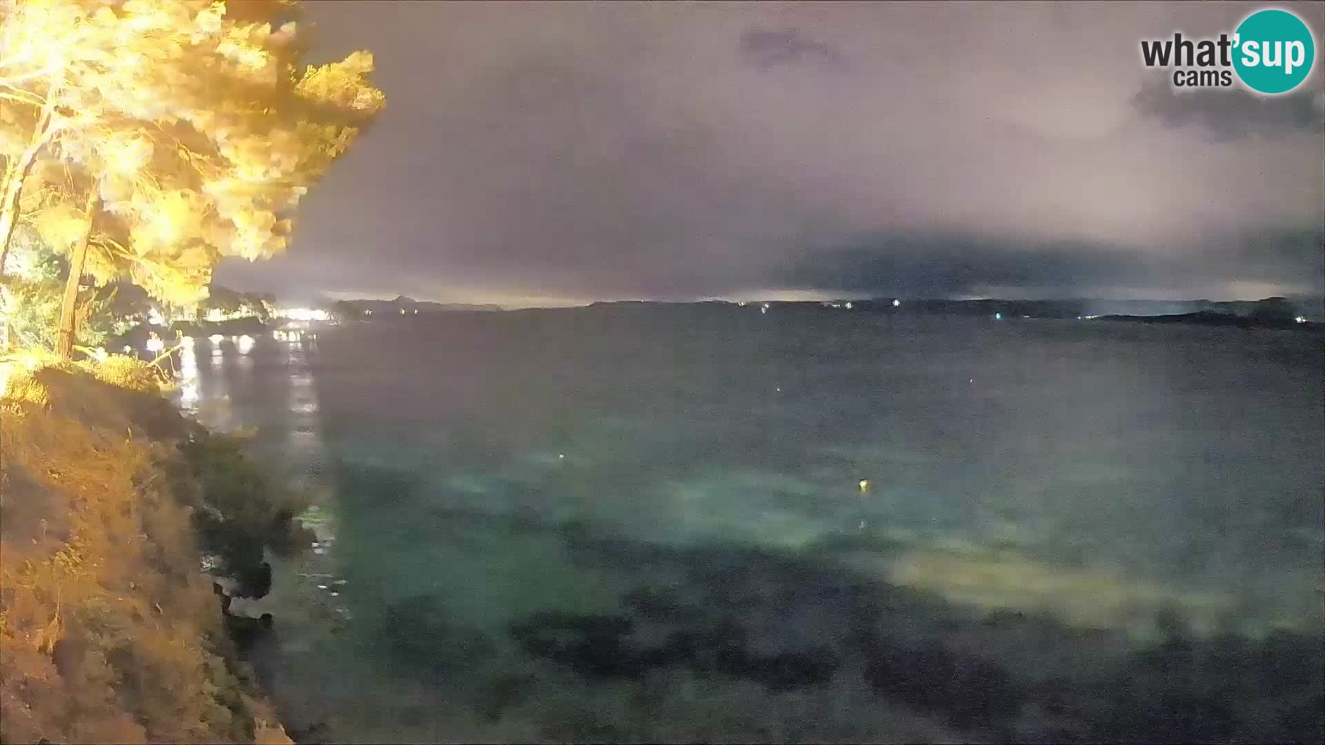 Spletna kamera Plaža Potočine Bol – Pogled v živo na plažo Borak, otok Brač