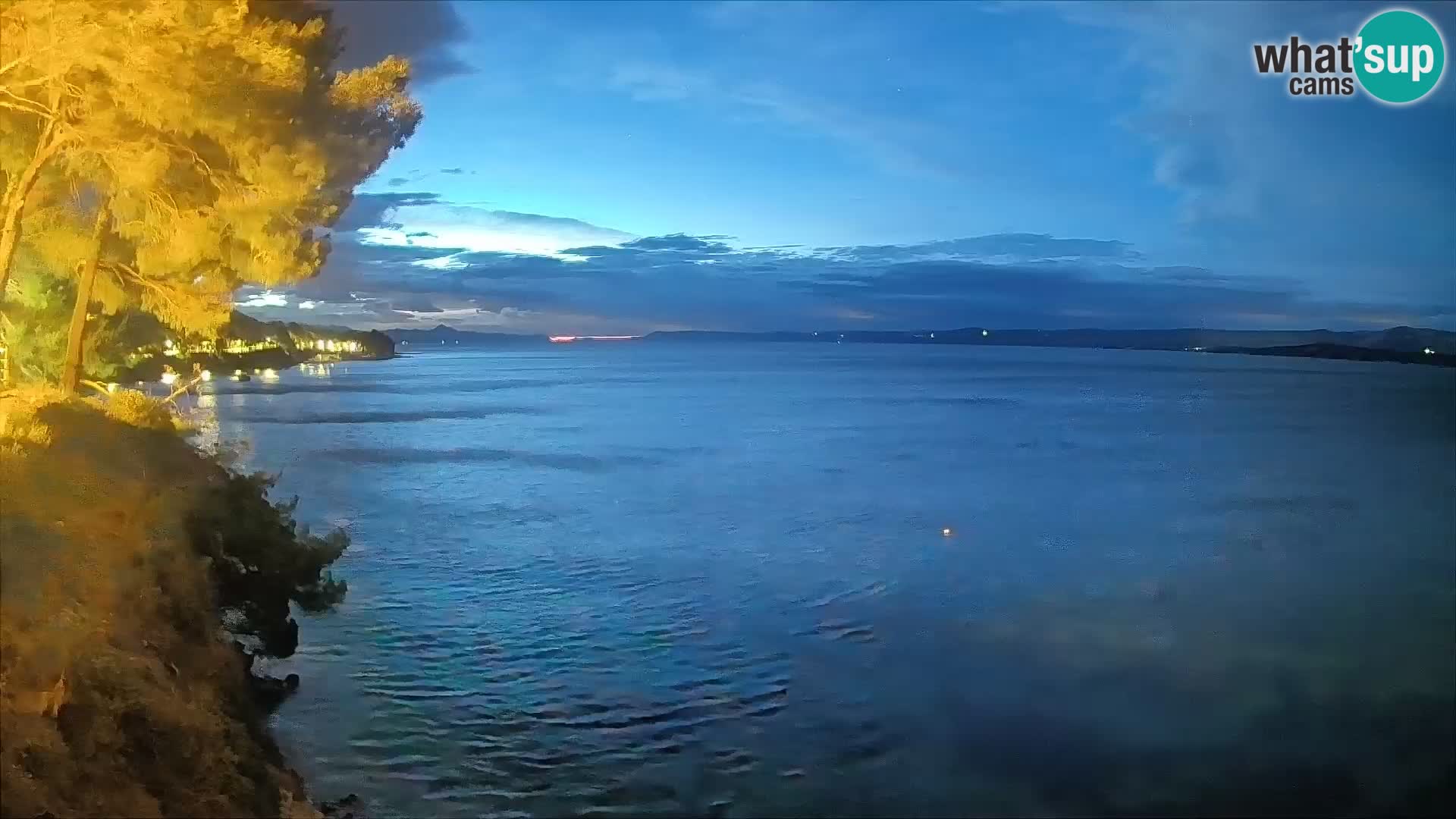 Webcam Spiaggia Potočine Bol – Vista live sulla spiaggia Borak, Isola di Brač