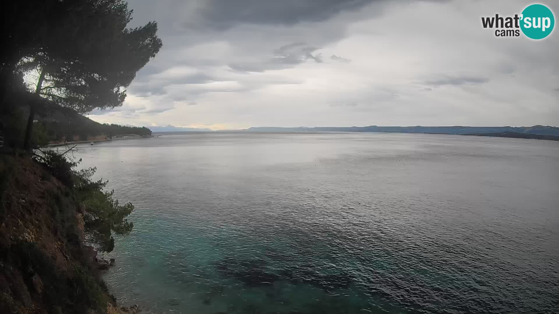 Webcam Spiaggia Potočine Bol – Vista live sulla spiaggia Borak, Isola di Brač