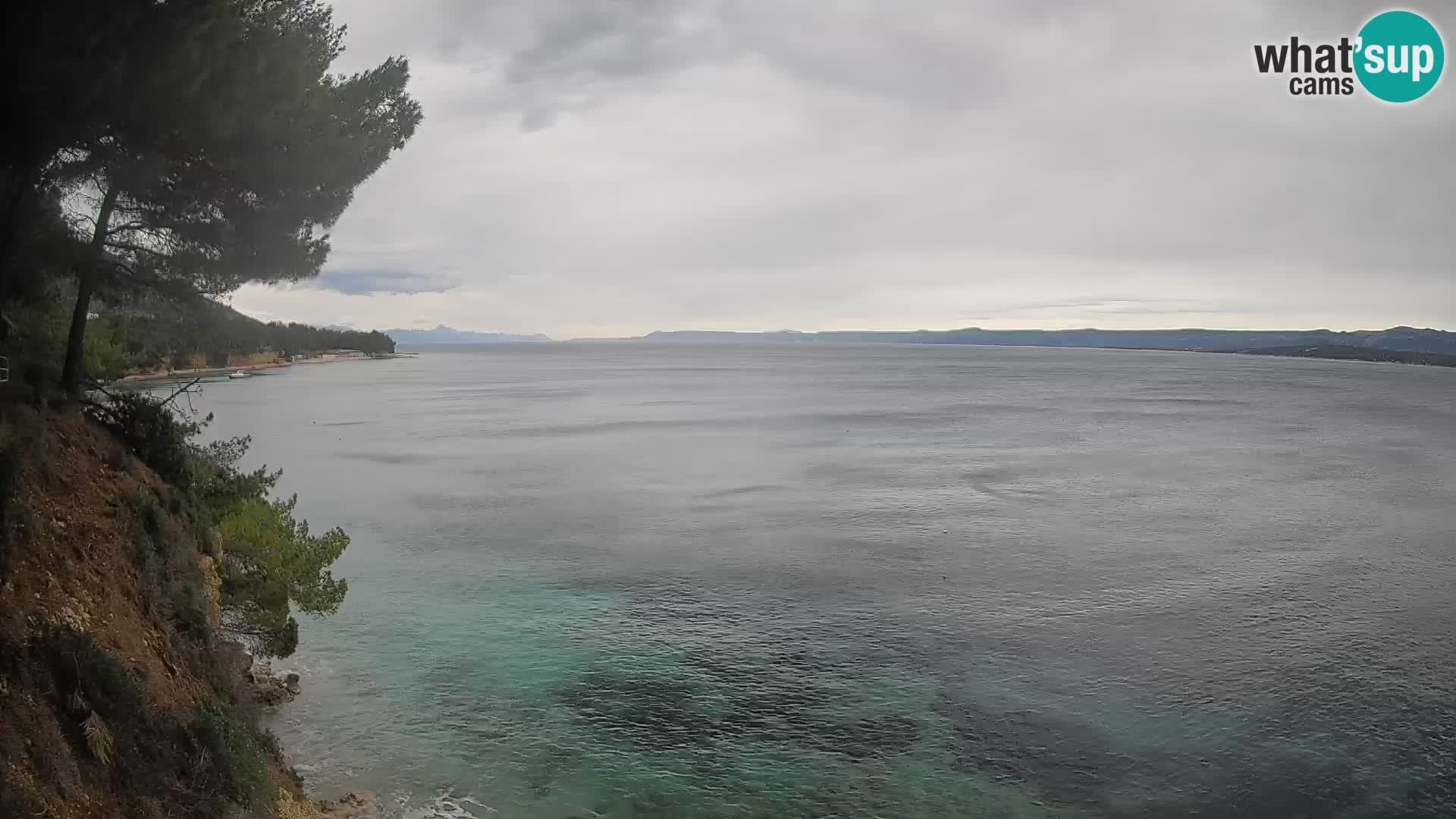 Webcam plage Potočine Bol – Vue en direct sur Borak Beach, île de Brač