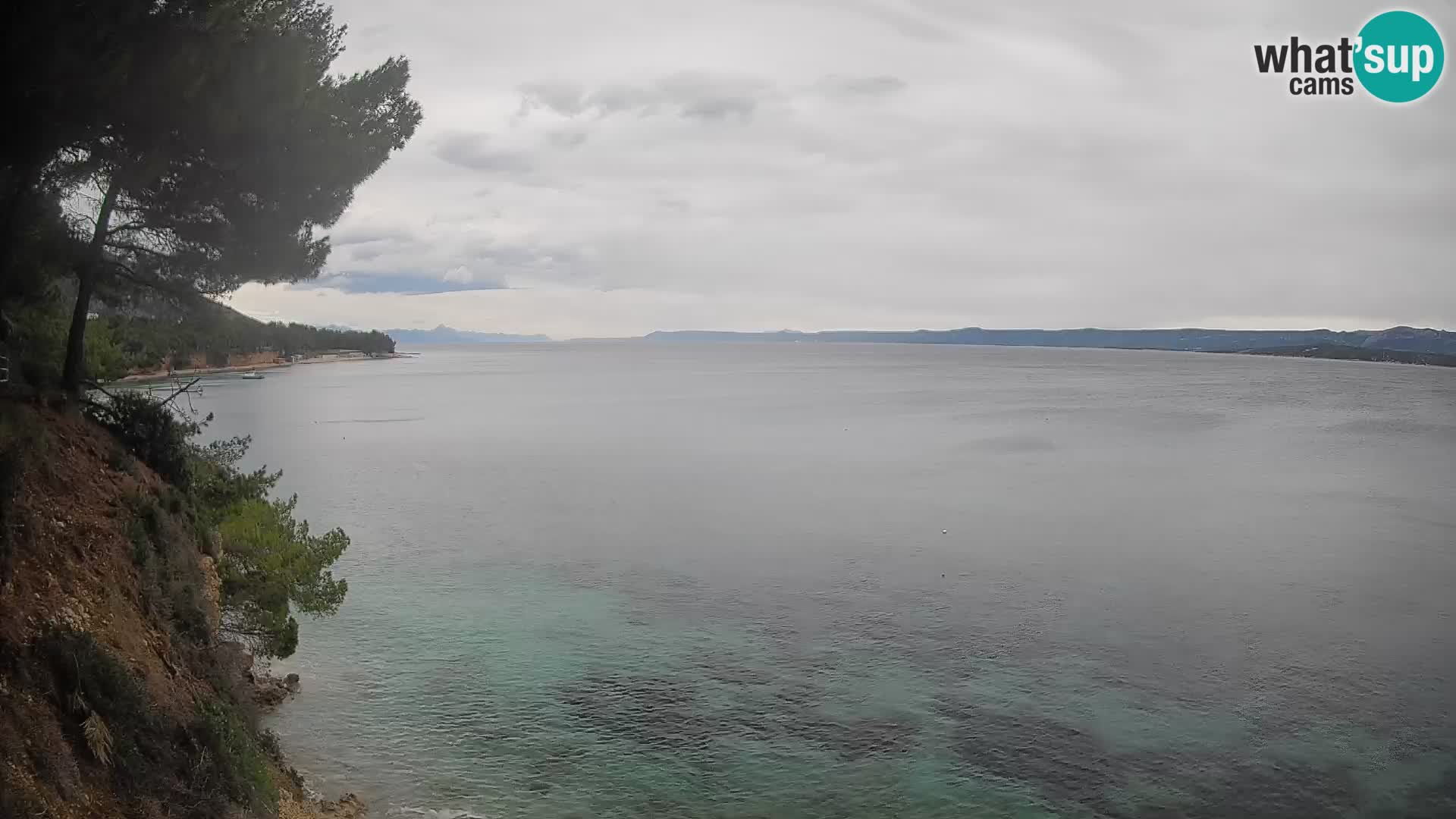 Web kamera Potočine Bol – Pogled uživo na plažu Borak, otok Brač