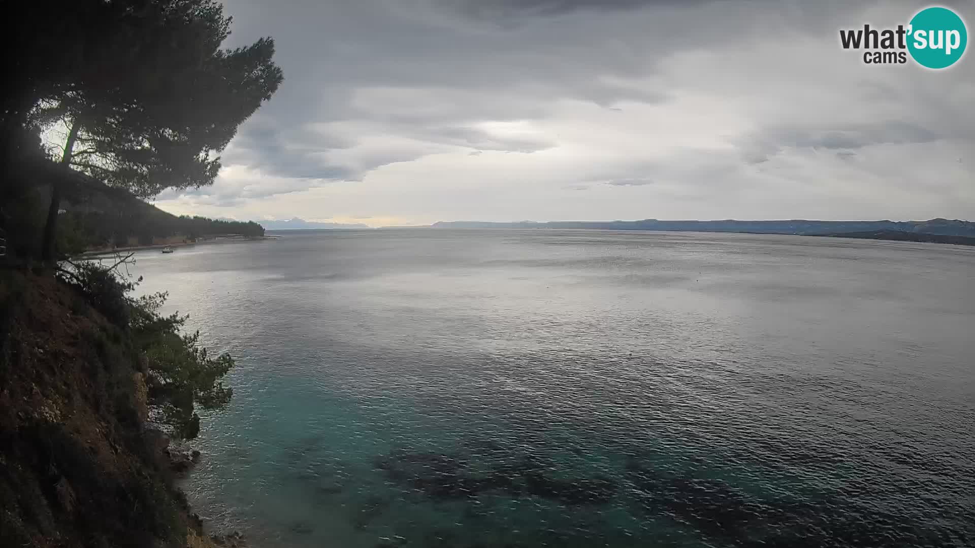Webcam Spiaggia Potočine Bol – Vista live sulla spiaggia Borak, Isola di Brač