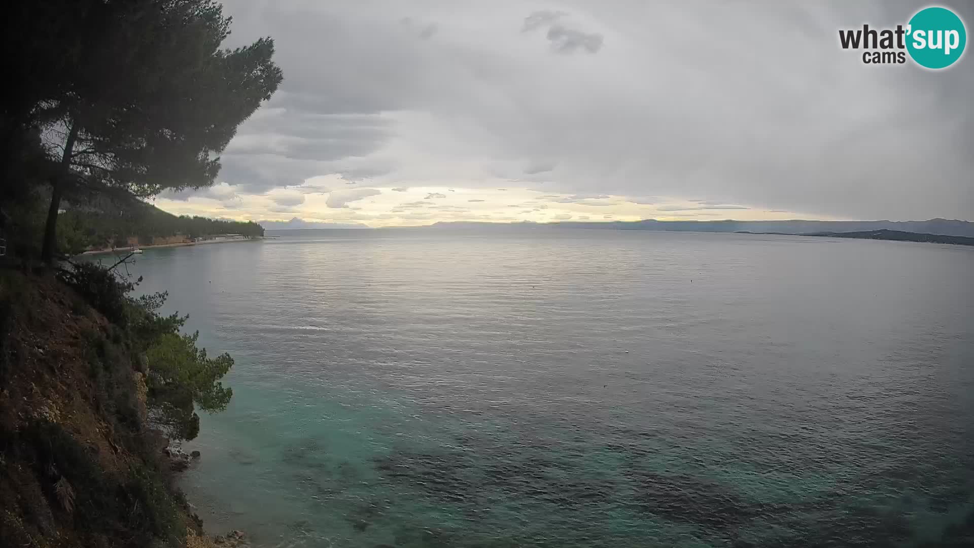 Webcam Spiaggia Potočine Bol – Vista live sulla spiaggia Borak, Isola di Brač