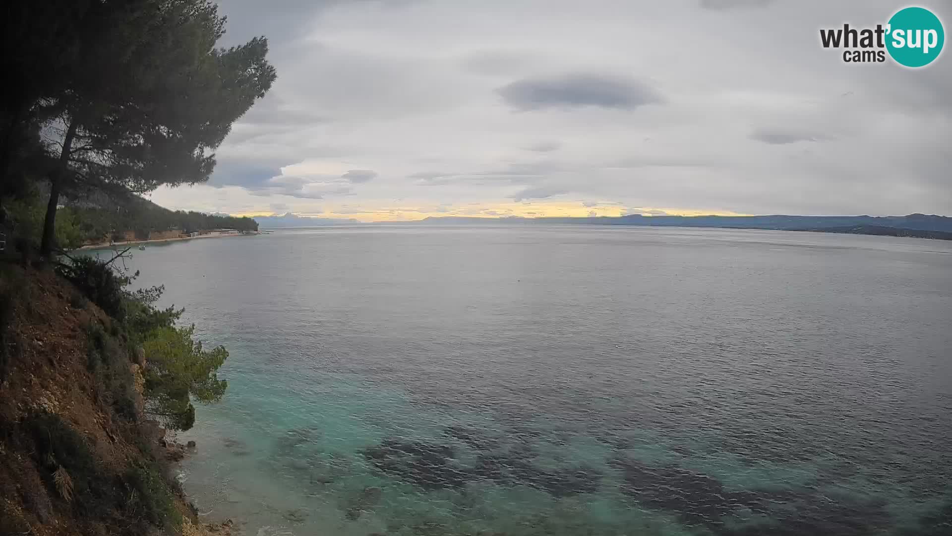 Webcam Playa Potočine Bol – Vista en vivo de Borak Beach, Isla de Brač