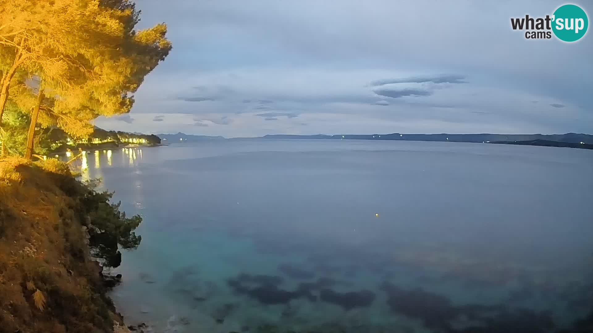 Webcam Potočine Beach Bol – Live View of Borak Beach, Brač Island
