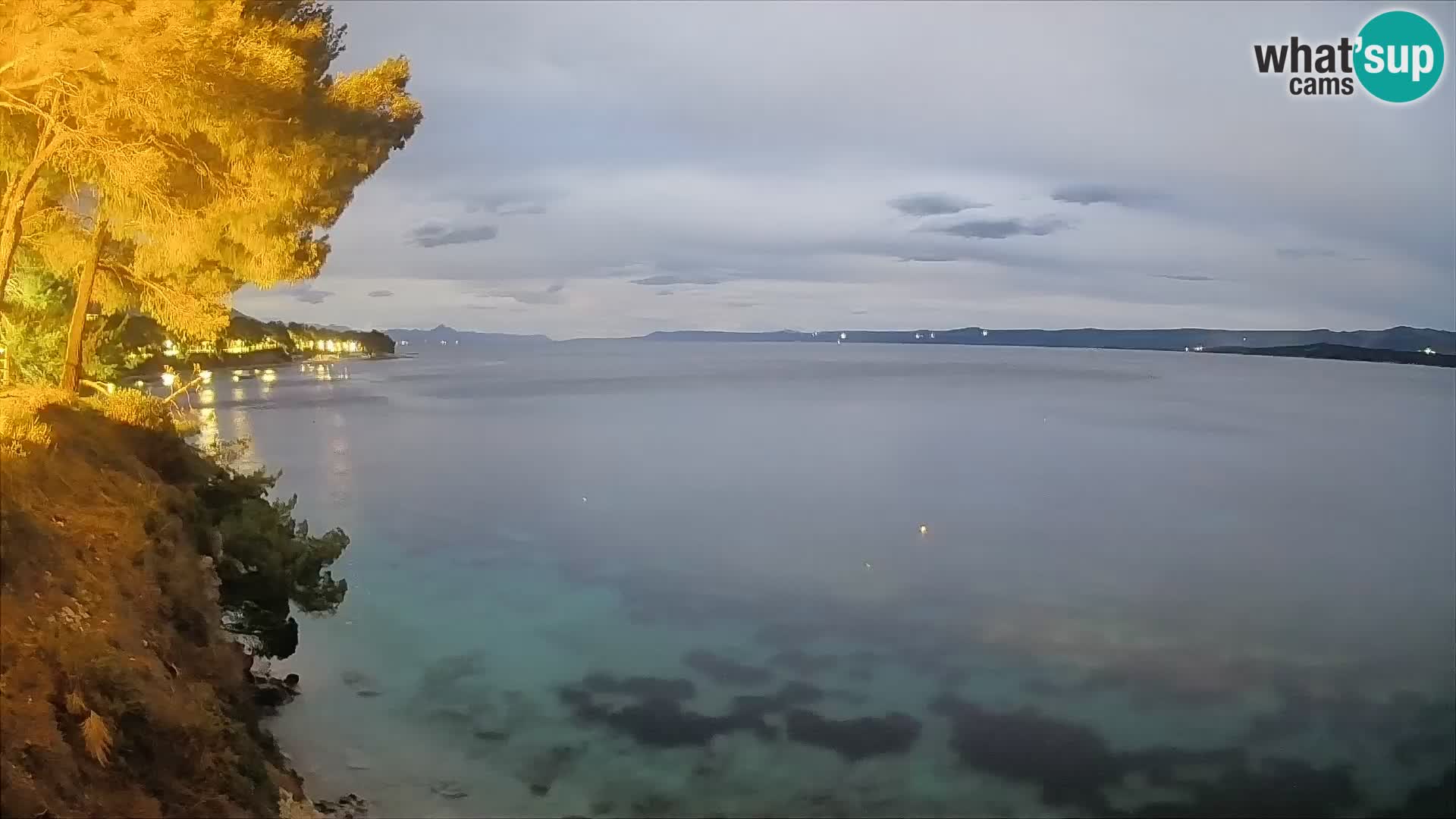Webcam Playa Potočine Bol – Vista en vivo de Borak Beach, Isla de Brač