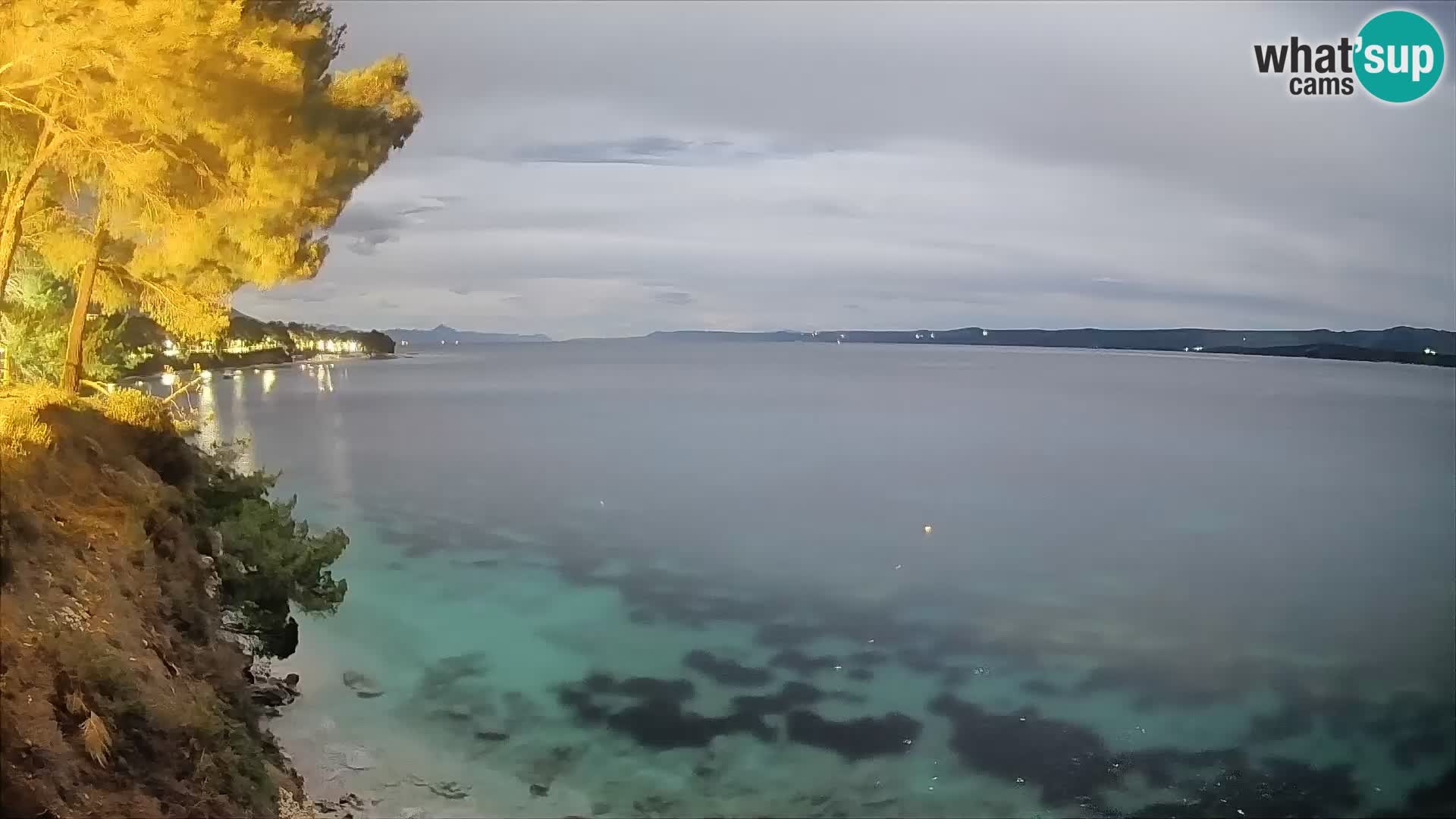 Webcam plage Potočine Bol – Vue en direct sur Borak Beach, île de Brač