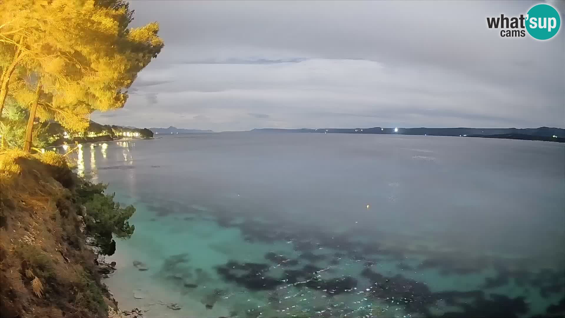 Webcam plage Potočine Bol – Vue en direct sur Borak Beach, île de Brač