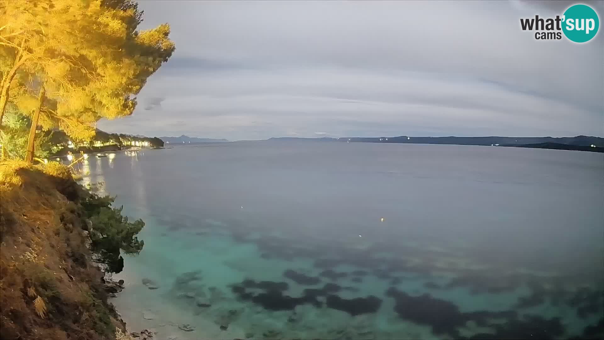 Webcam plage Potočine Bol – Vue en direct sur Borak Beach, île de Brač