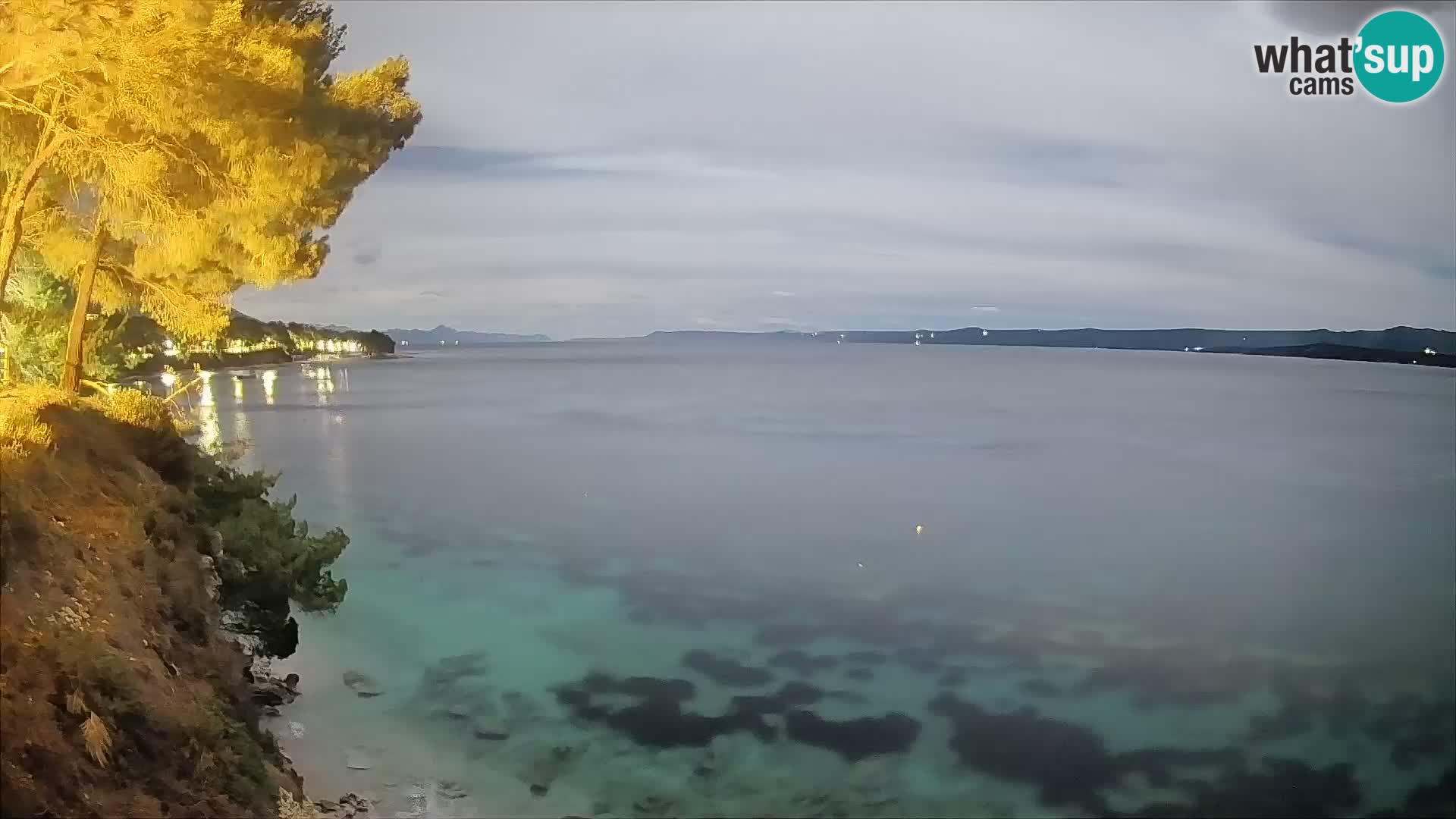 Webcam Potočine Beach Bol – Live View of Borak Beach, Brač Island