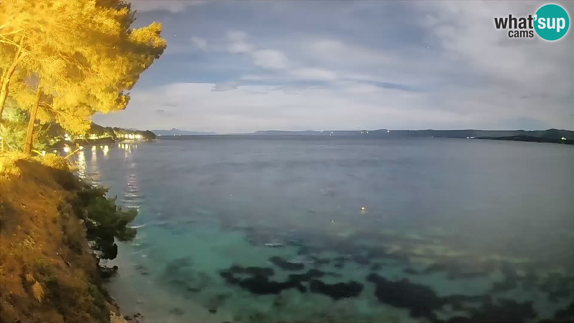 Webcam Potočine Beach Bol – Live View of Borak Beach, Brač Island