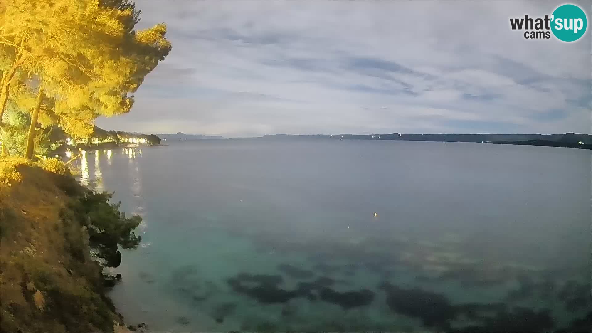 Webcam Playa Potočine Bol – Vista en vivo de Borak Beach, Isla de Brač