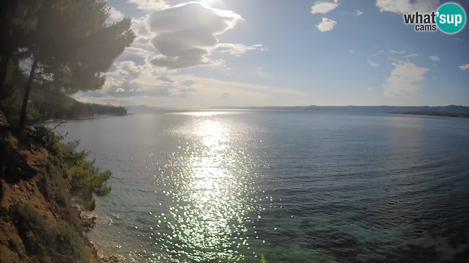 Webcam plage Potočine Bol – Vue en direct sur Borak Beach, île de Brač