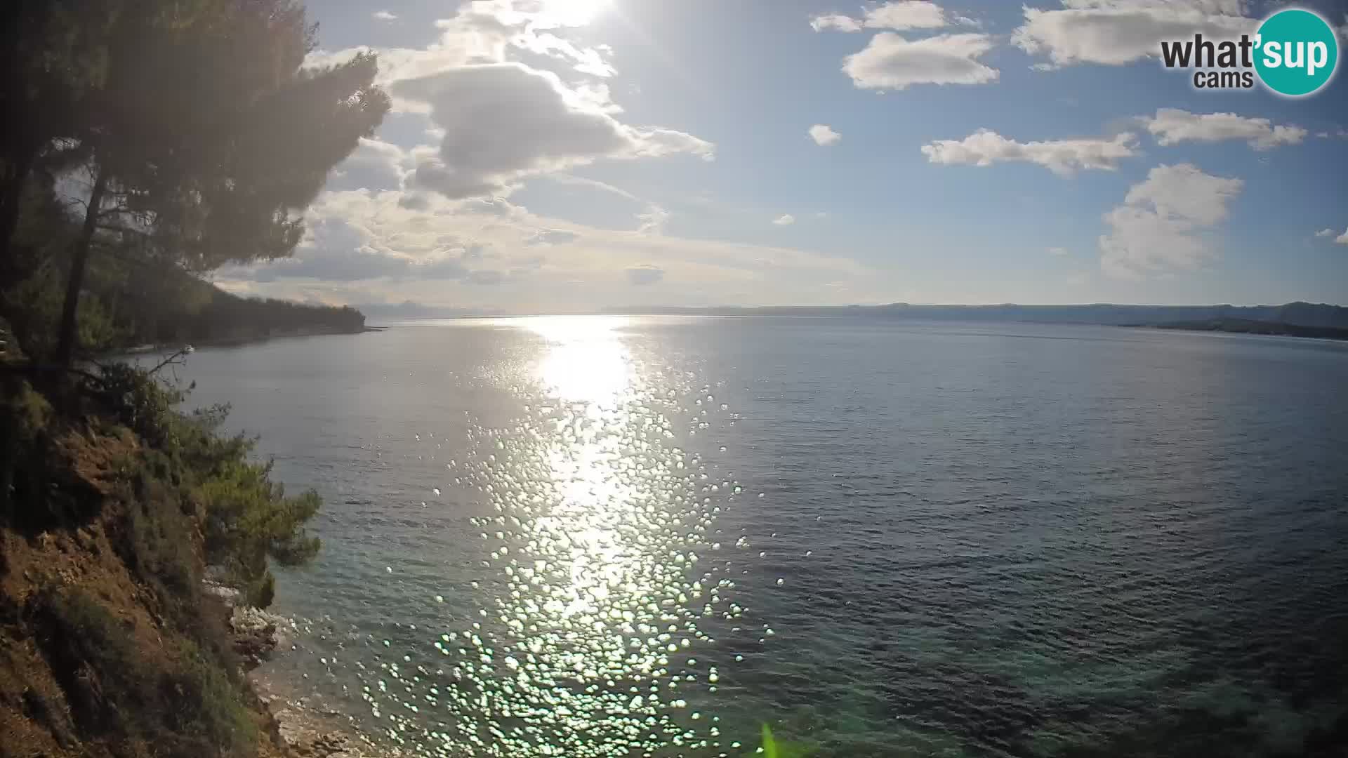 Webcam plage Potočine Bol – Vue en direct sur Borak Beach, île de Brač