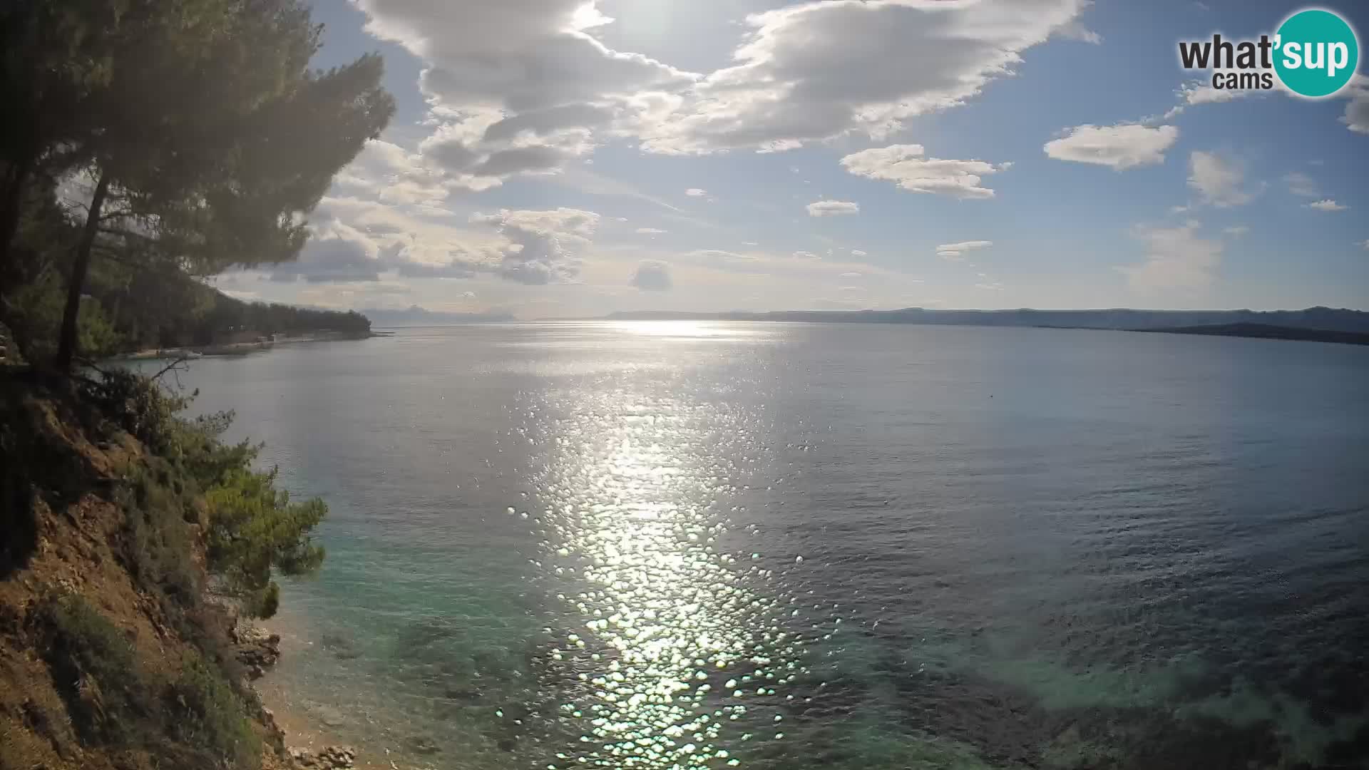 Webcam plage Potočine Bol – Vue en direct sur Borak Beach, île de Brač