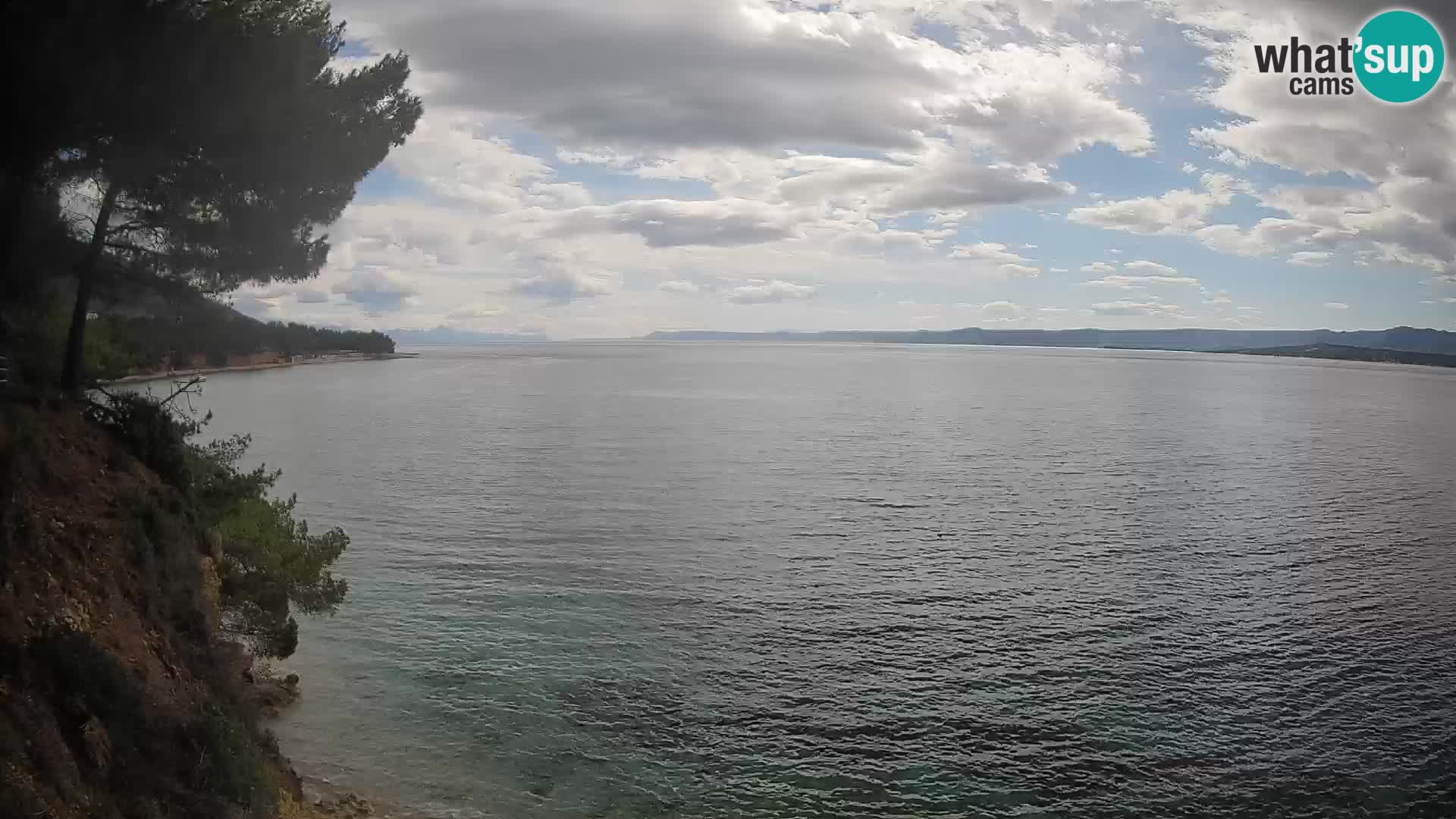 Webcam Spiaggia Potočine Bol – Vista live sulla spiaggia Borak, Isola di Brač