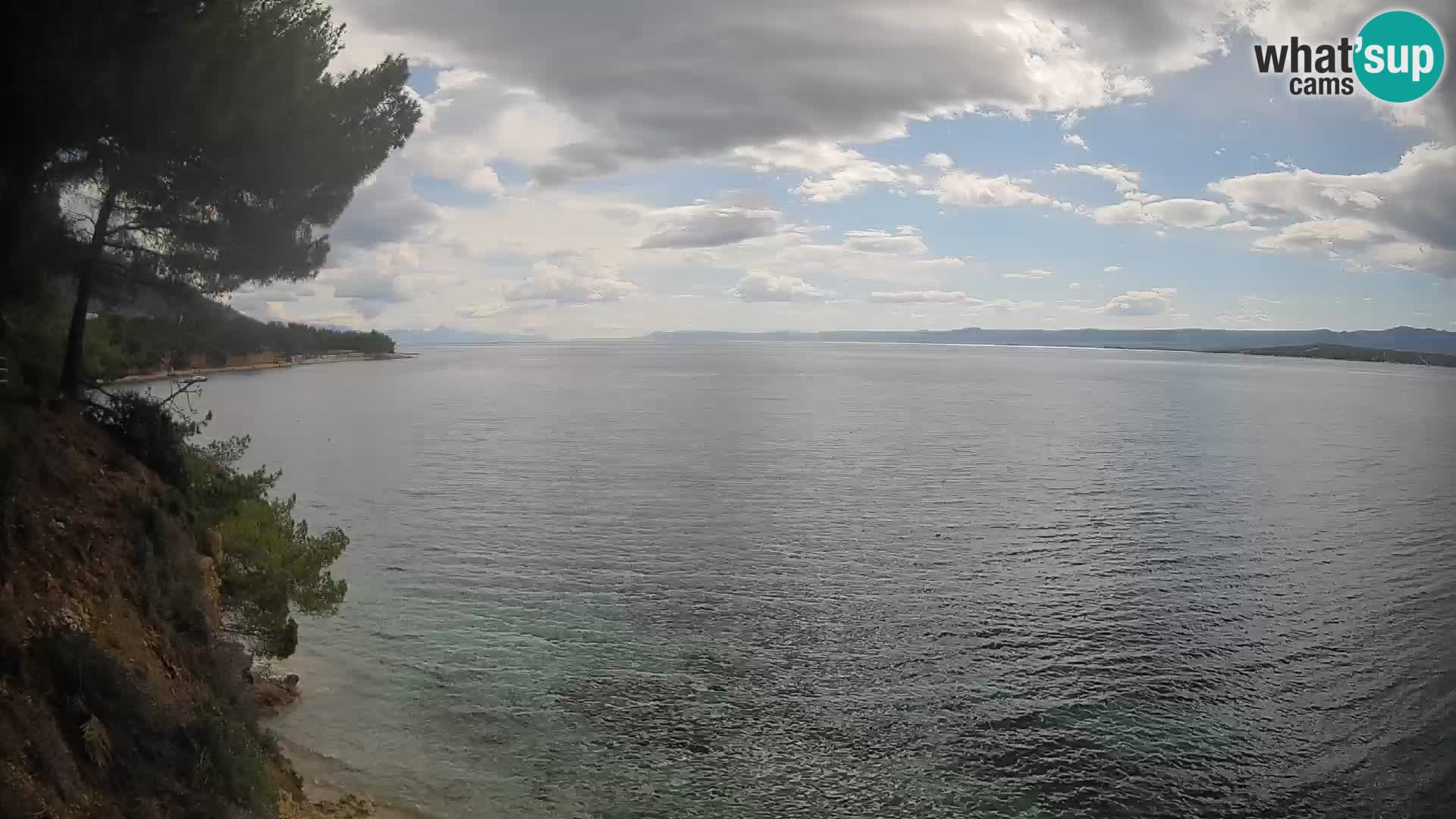 Web kamera Potočine Bol – Pogled uživo na plažu Borak, otok Brač