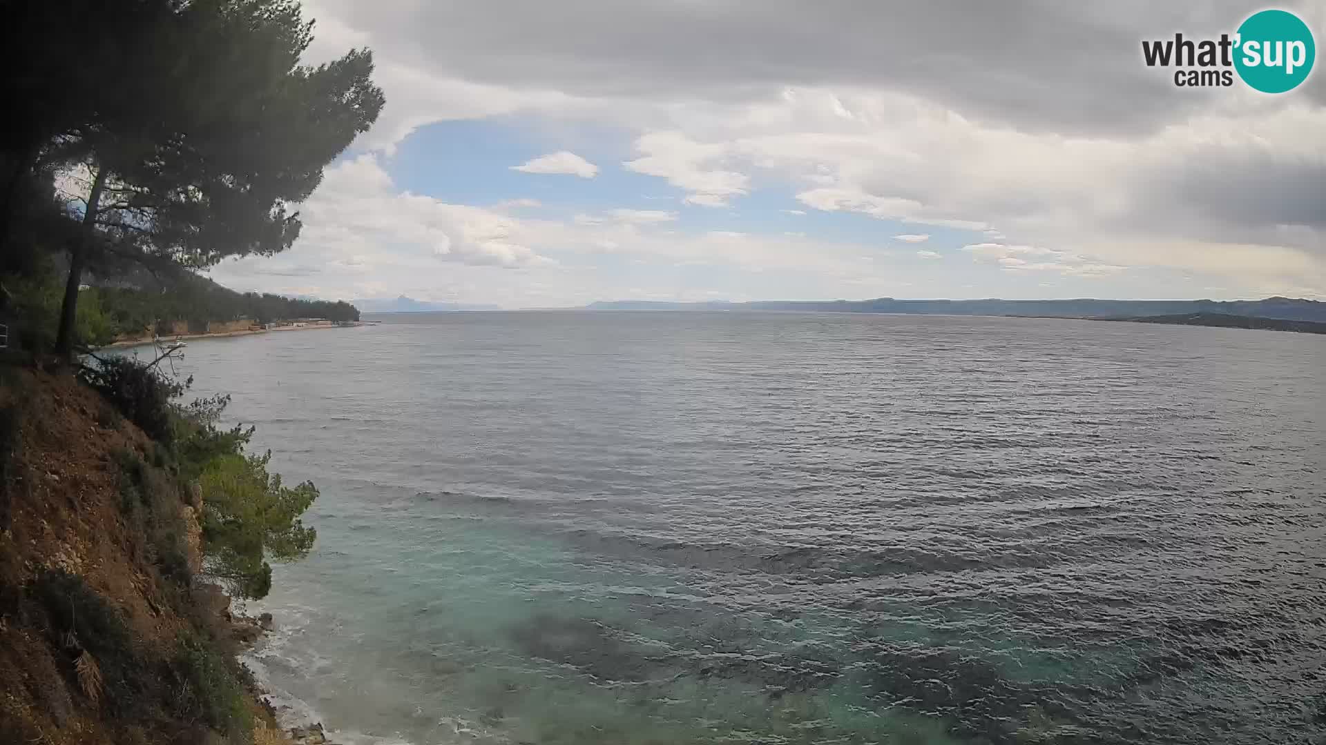 Webcam plage Potočine Bol – Vue en direct sur Borak Beach, île de Brač