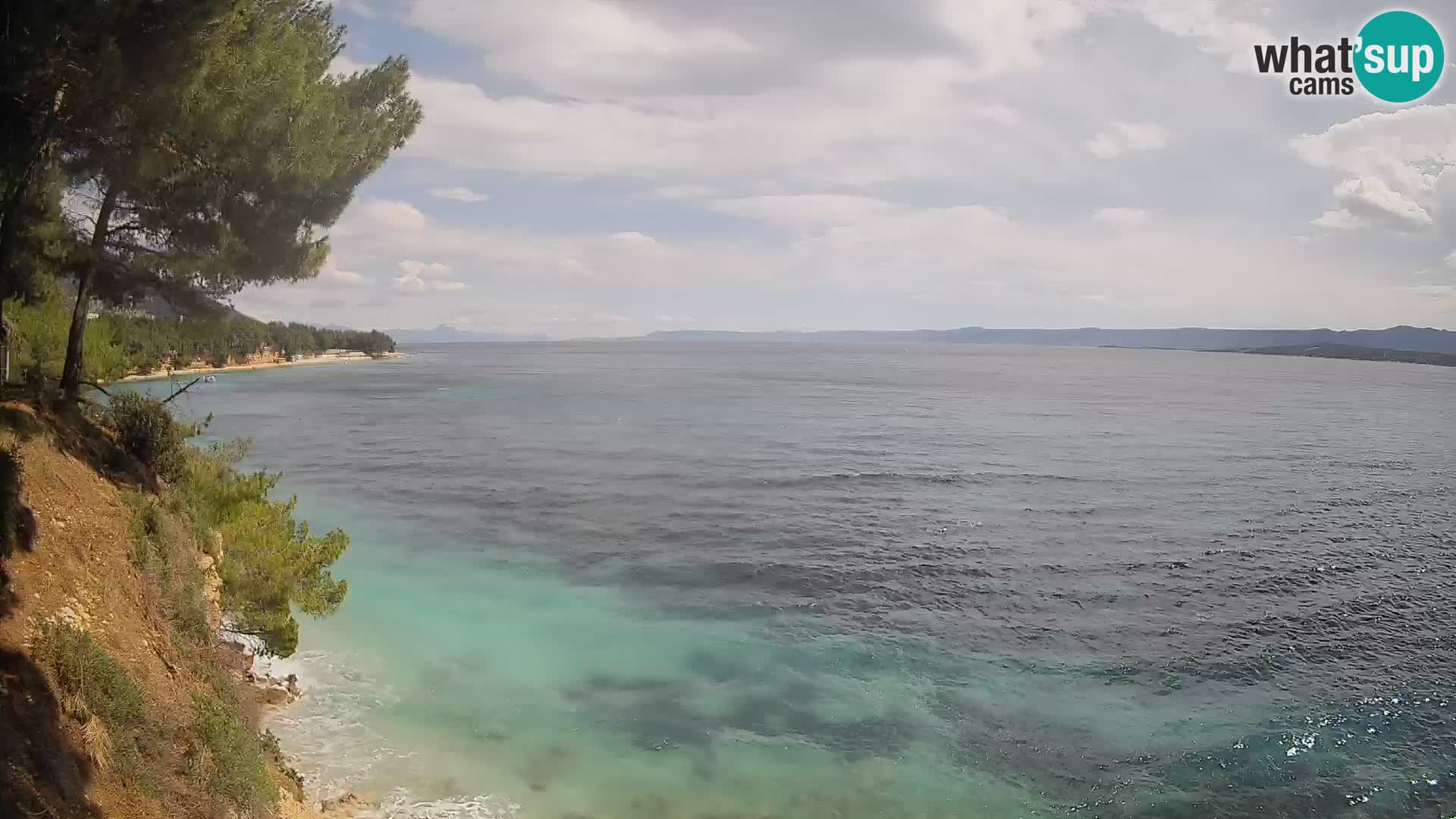 Webcam Playa Potočine Bol – Vista en vivo de Borak Beach, Isla de Brač