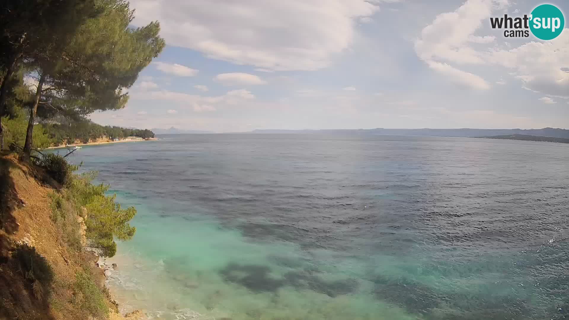 Webcam Playa Potočine Bol – Vista en vivo de Borak Beach, Isla de Brač