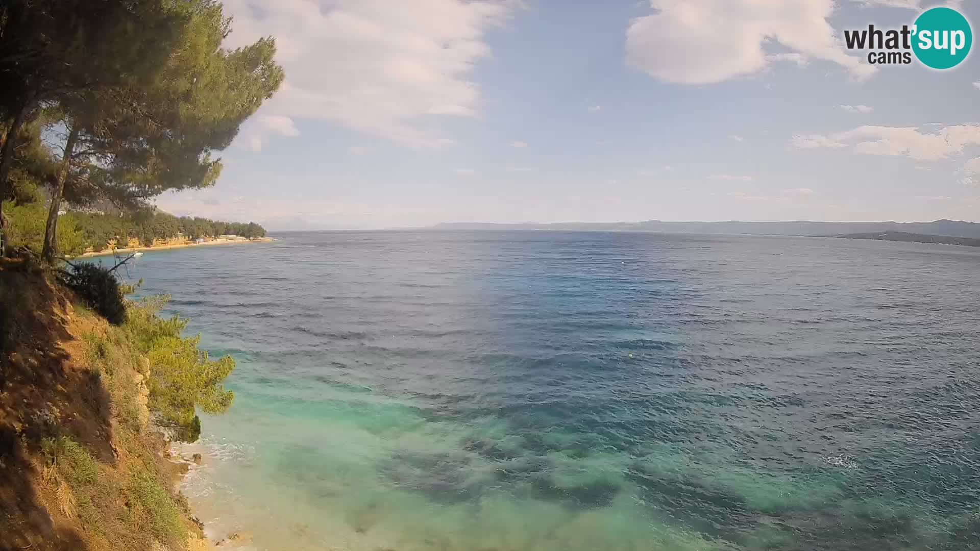 Webcam plage Potočine Bol – Vue en direct sur Borak Beach, île de Brač