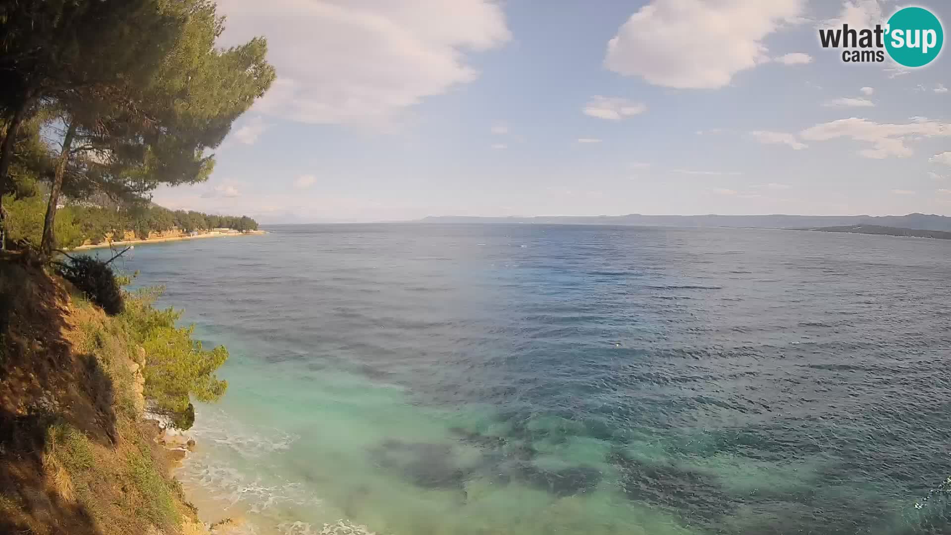 Webcam Strand Potočine Bol – Liveblick auf Borak Beach, Insel Brač