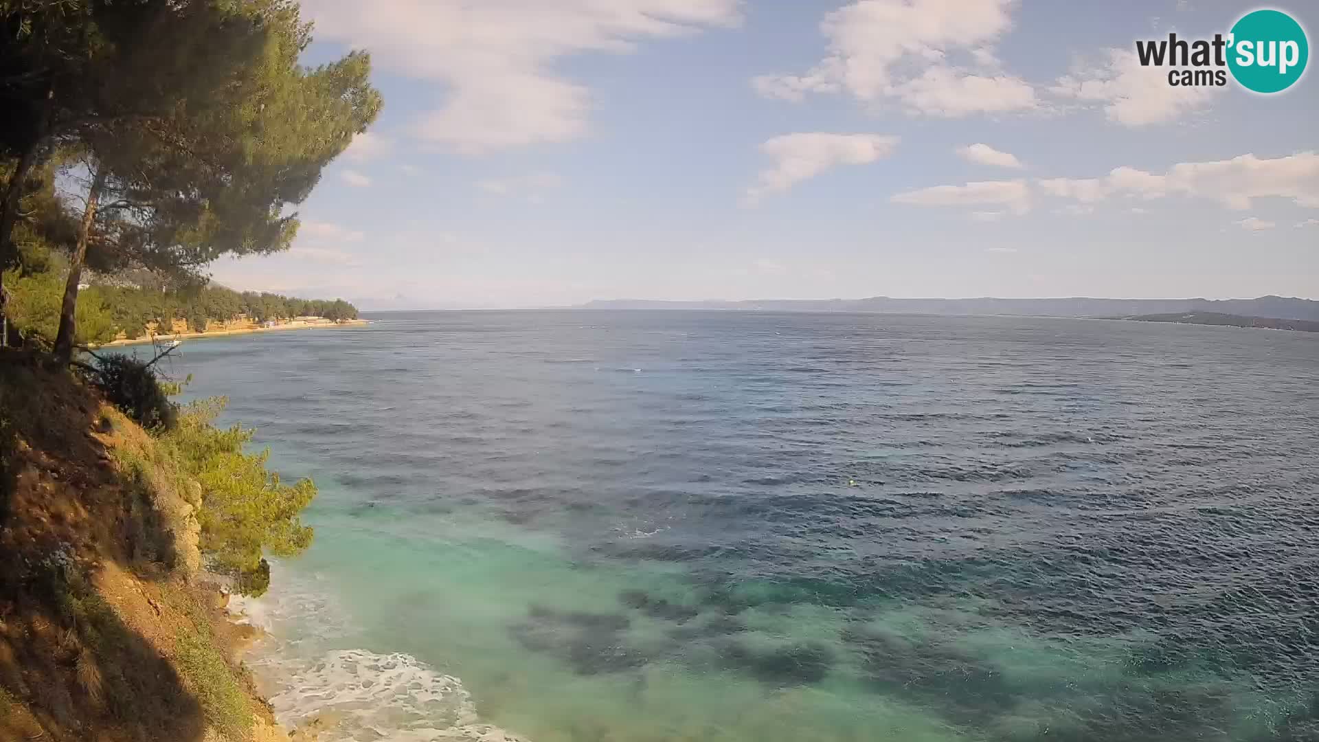 Webcam Potočine Beach Bol – Live View of Borak Beach, Brač Island
