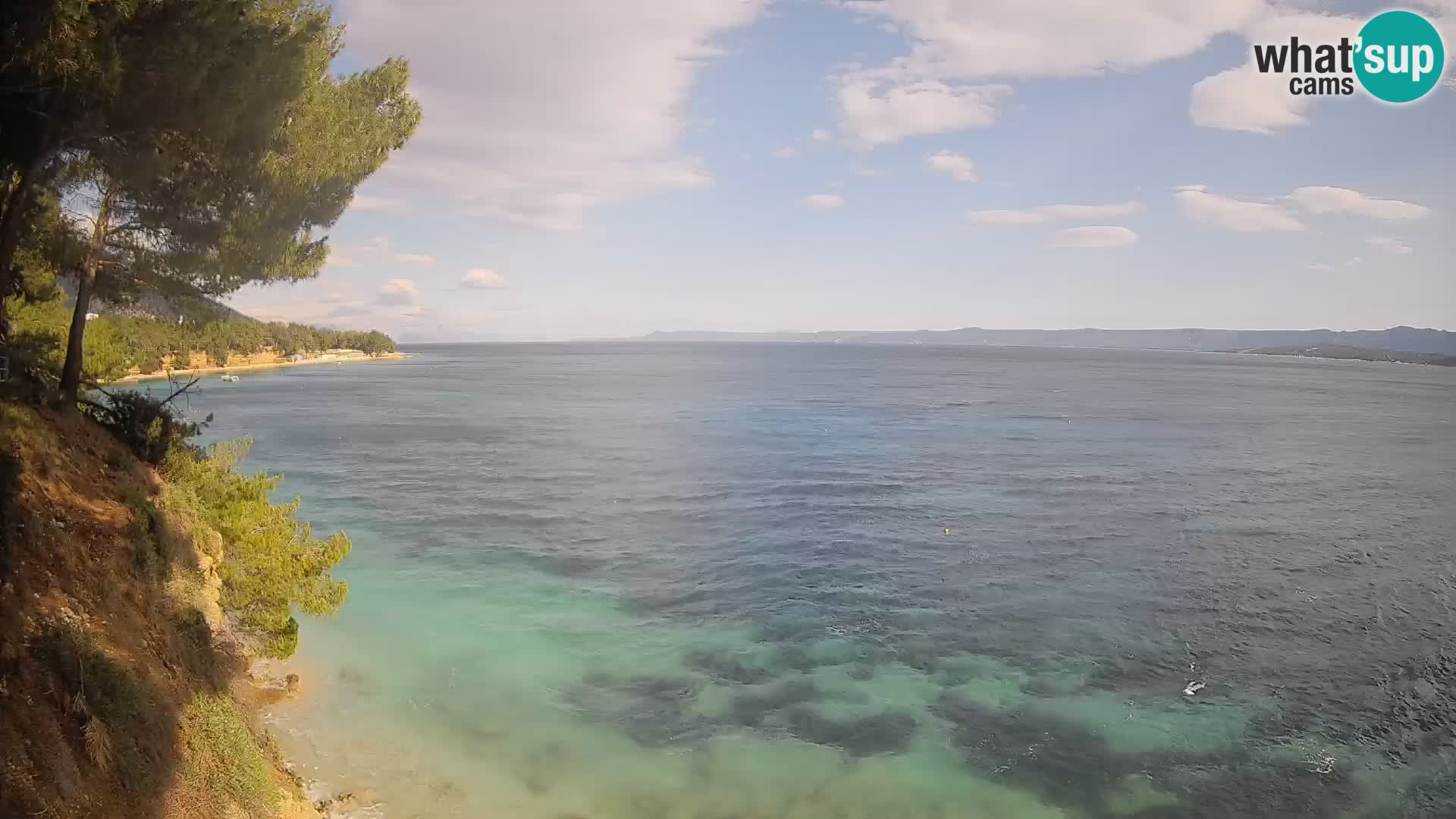 Webcam Strand Potočine Bol – Liveblick auf Borak Beach, Insel Brač