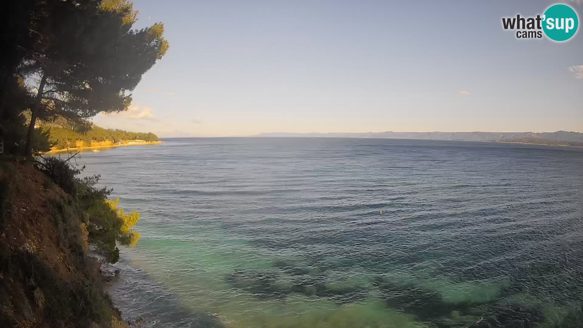 Webcam plage Potočine Bol – Vue en direct sur Borak Beach, île de Brač