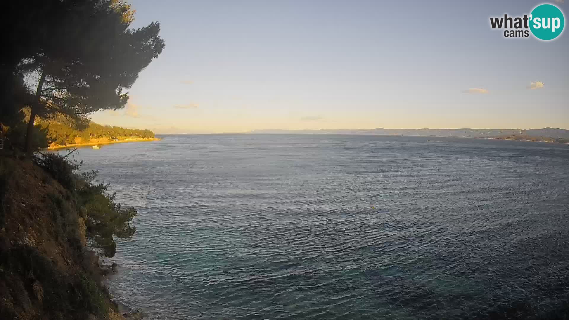 Web kamera Potočine Bol – Pogled uživo na plažu Borak, otok Brač
