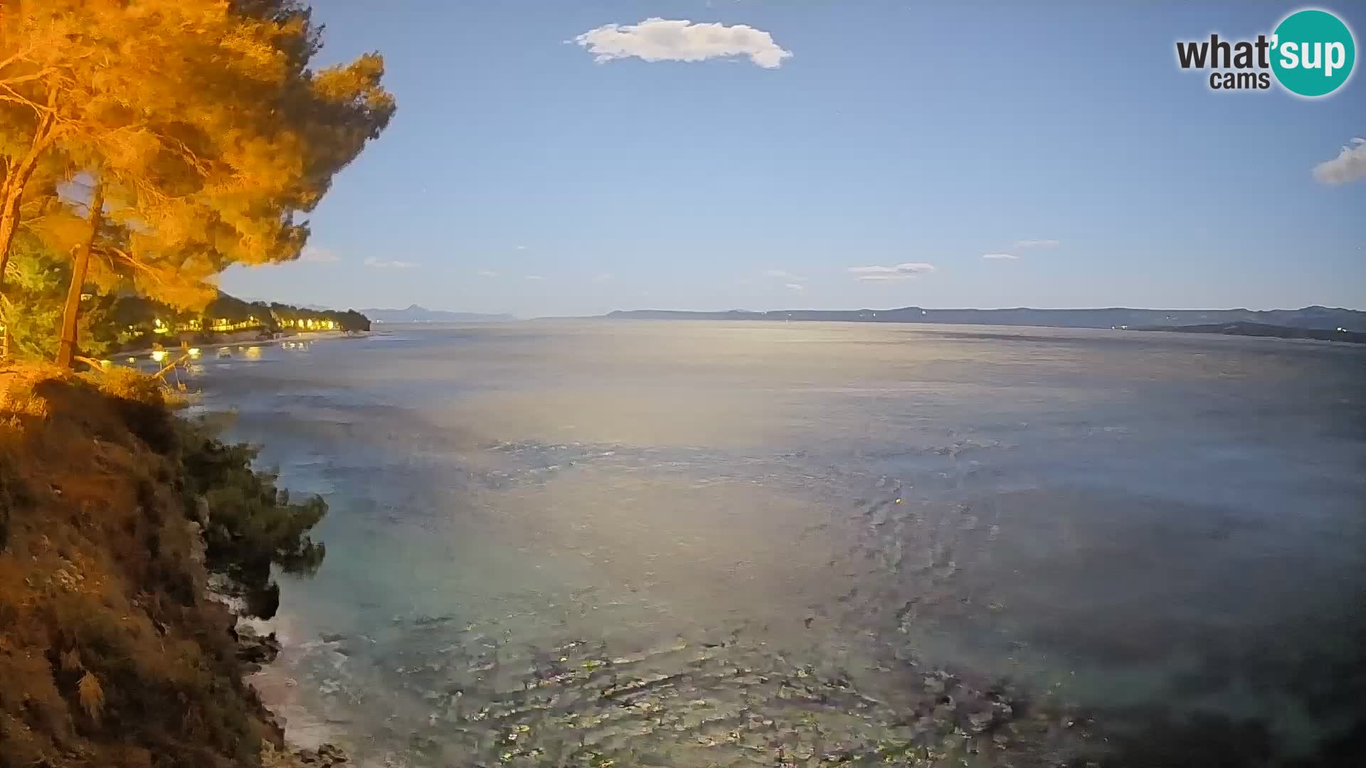Webcam Potočine Beach Bol – Live View of Borak Beach, Brač Island