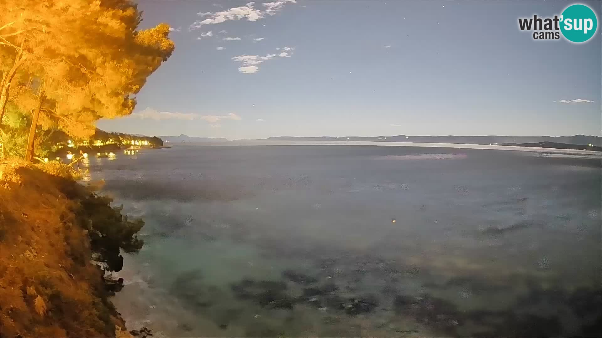 Webcam Strand Potočine Bol – Liveblick auf Borak Beach, Insel Brač