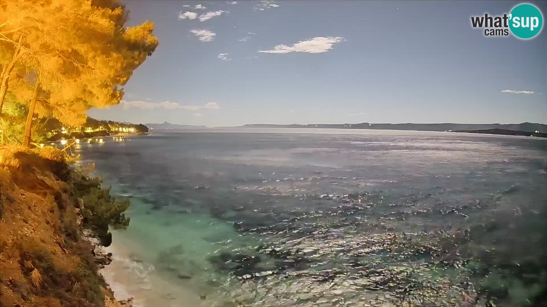 Webcam Strand Potočine Bol – Liveblick auf Borak Beach, Insel Brač