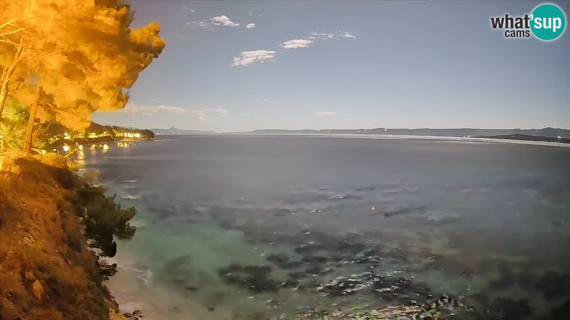 Webcam Potočine Beach Bol – Live View of Borak Beach, Brač Island