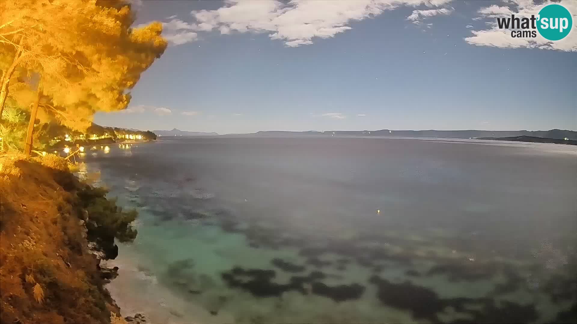Webcam Strand Potočine Bol – Liveblick auf Borak Beach, Insel Brač
