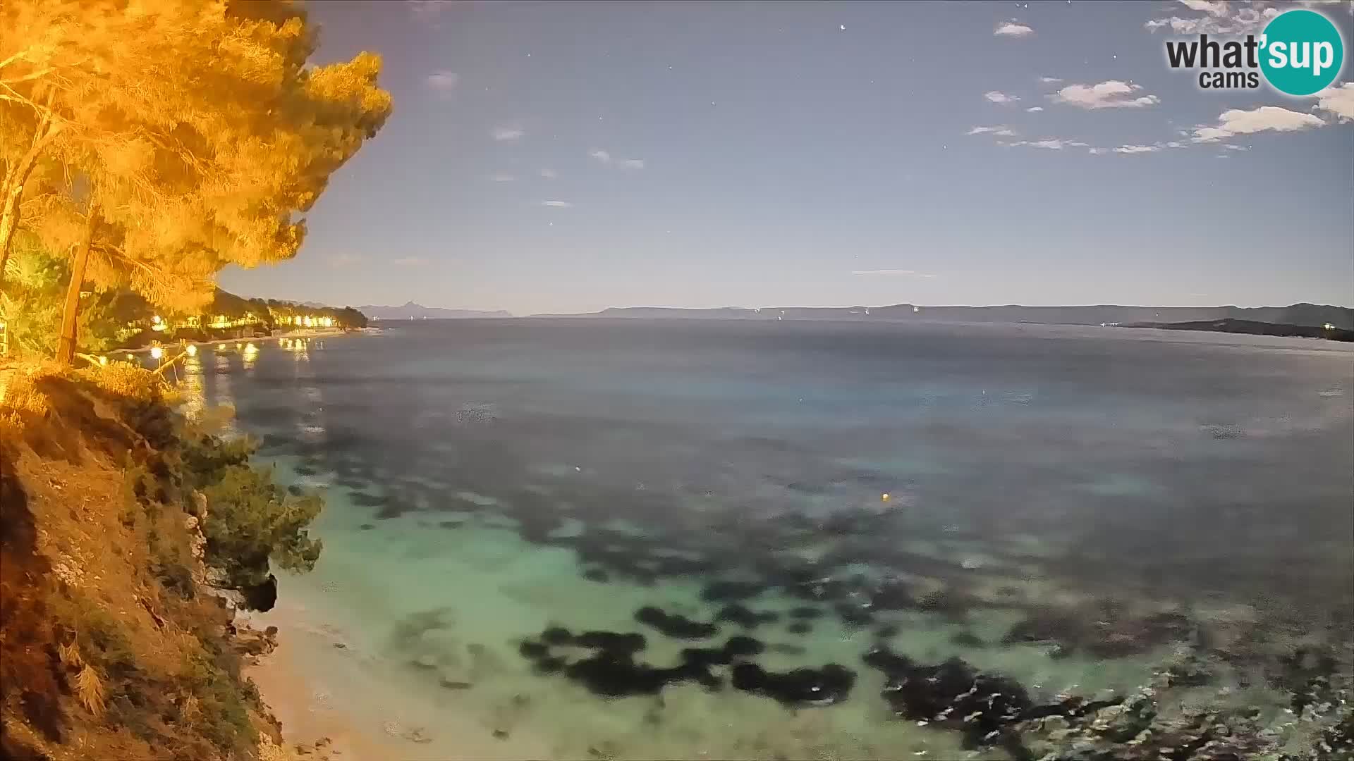 Webcam Strand Potočine Bol – Liveblick auf Borak Beach, Insel Brač