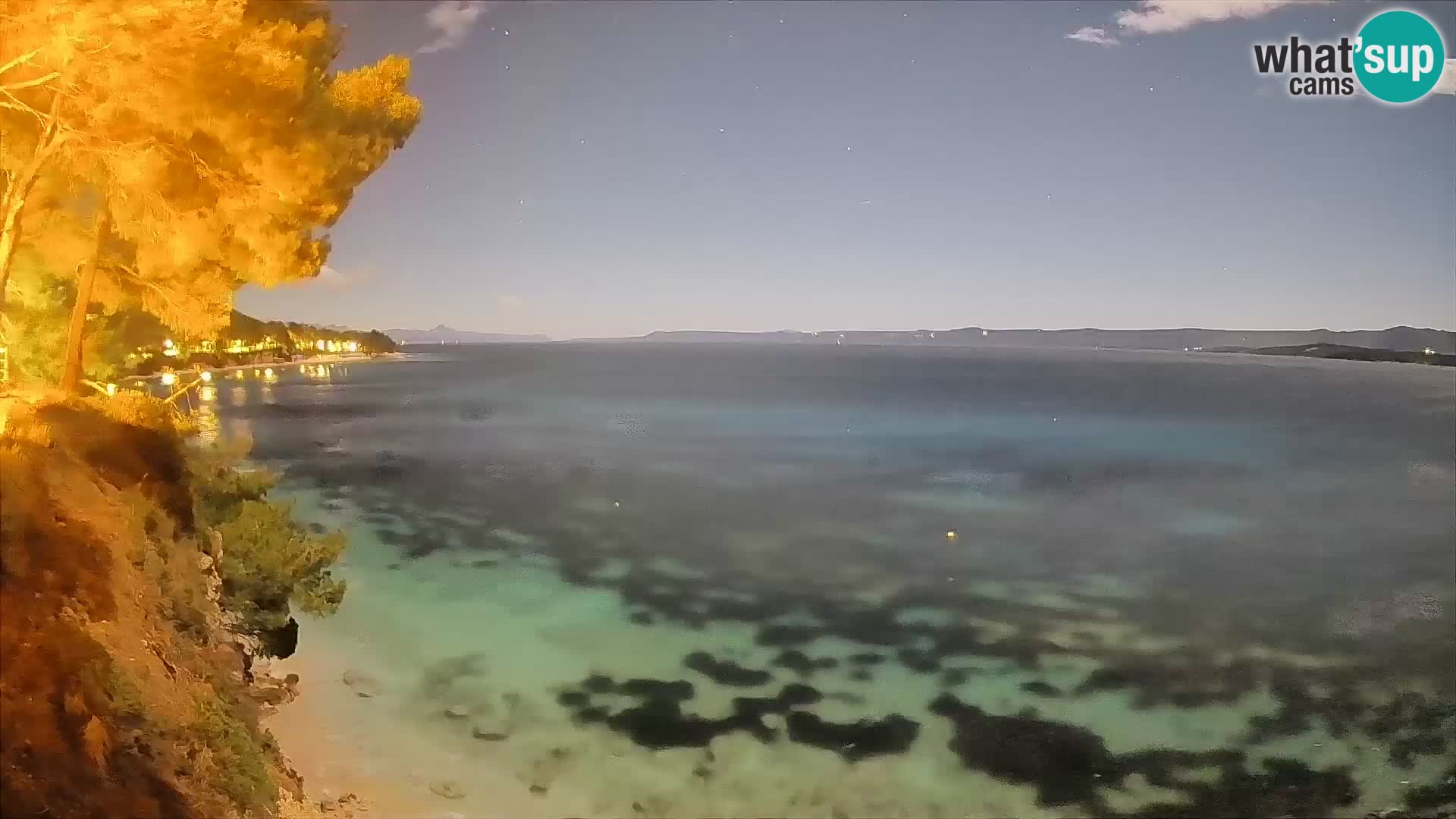 Webcam Potočine Beach Bol – Live View of Borak Beach, Brač Island